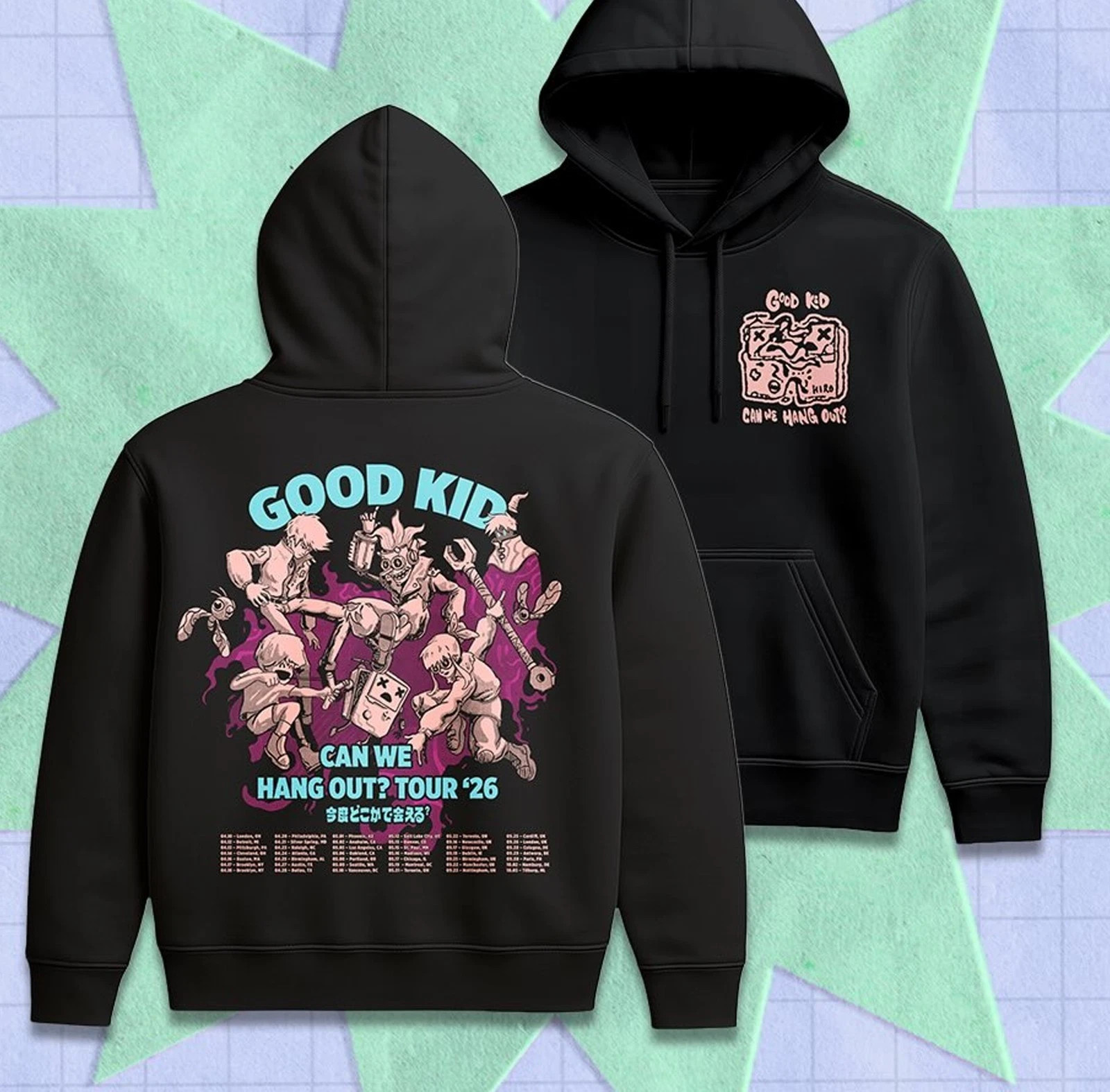 Good Kid Band Can We Hang Out Tour 2026 Hoodie