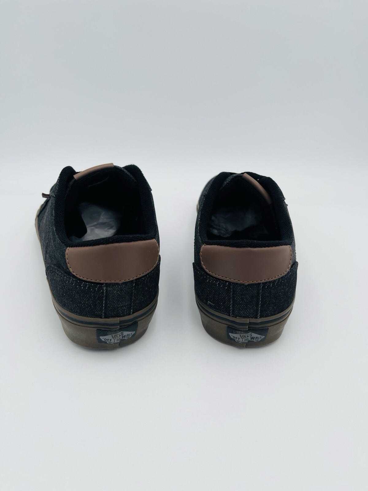 VANS BISHOP (WAXED DENIM) BLACK/GUM VN000NLUAKS MENS SKATEBOARDING