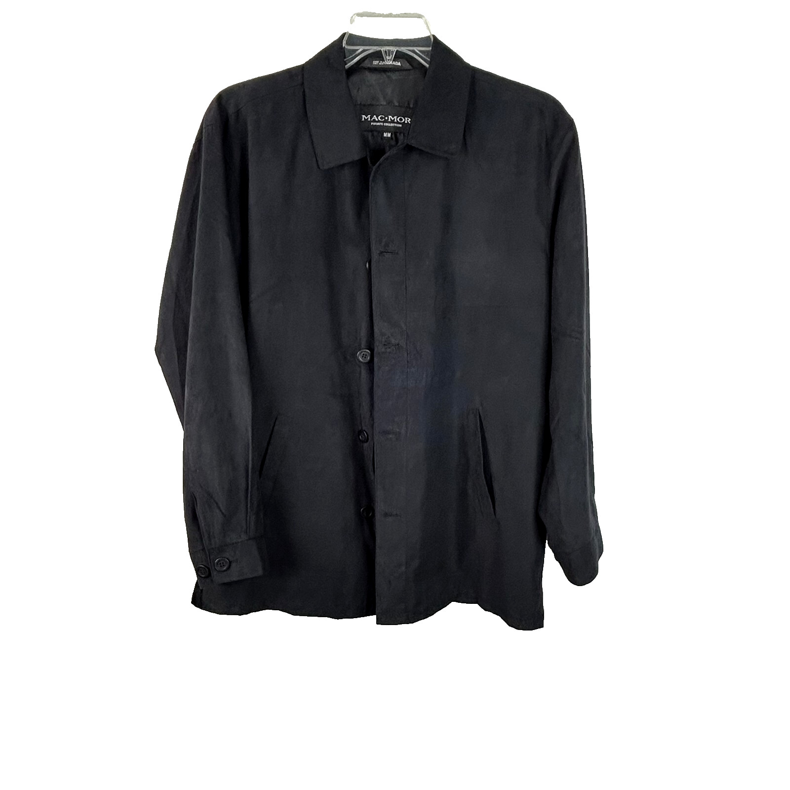 Mac Mor Men’s Black Button Up Jacket Size Medium Private Collection