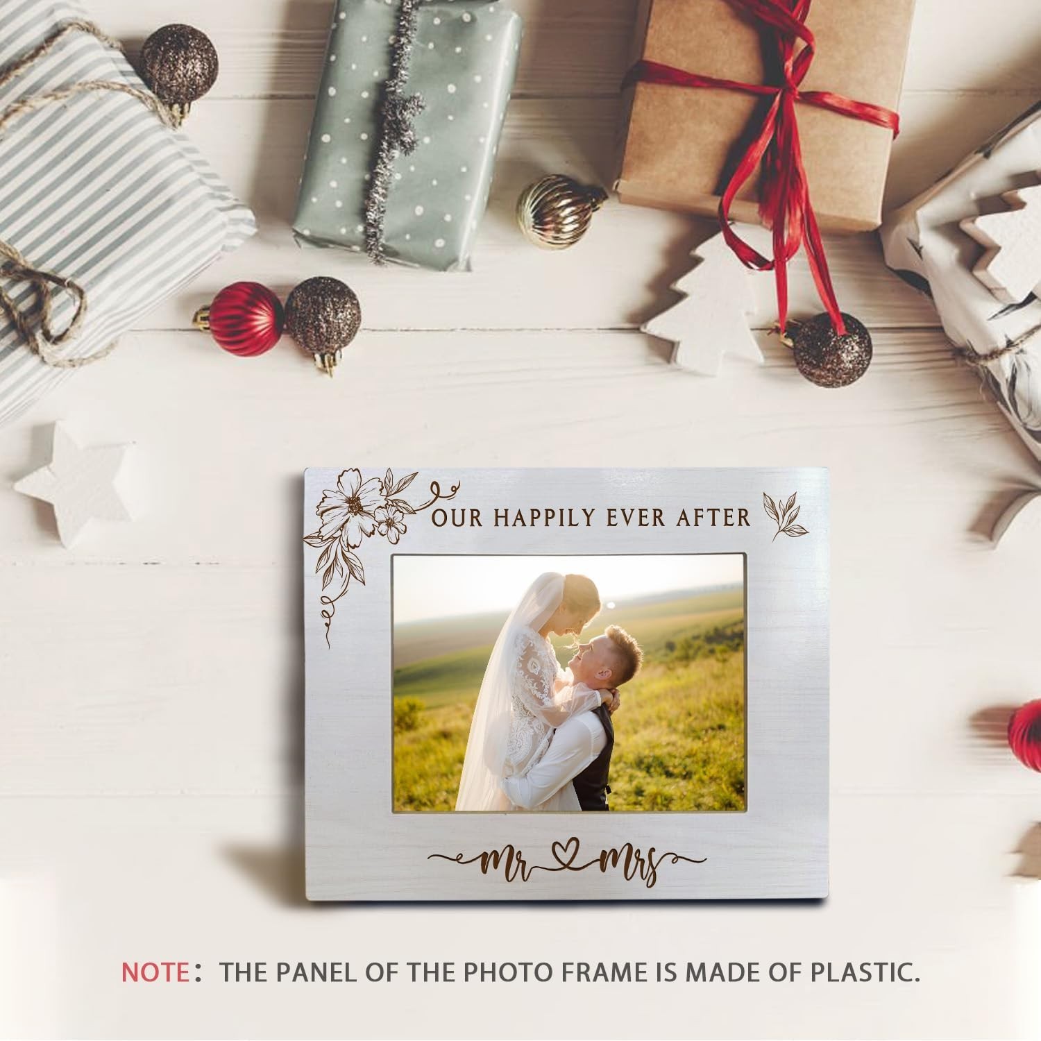 Wedding Picture Frame 5×7,Wedding Engagement Picture Frame Gift For Couples,O…