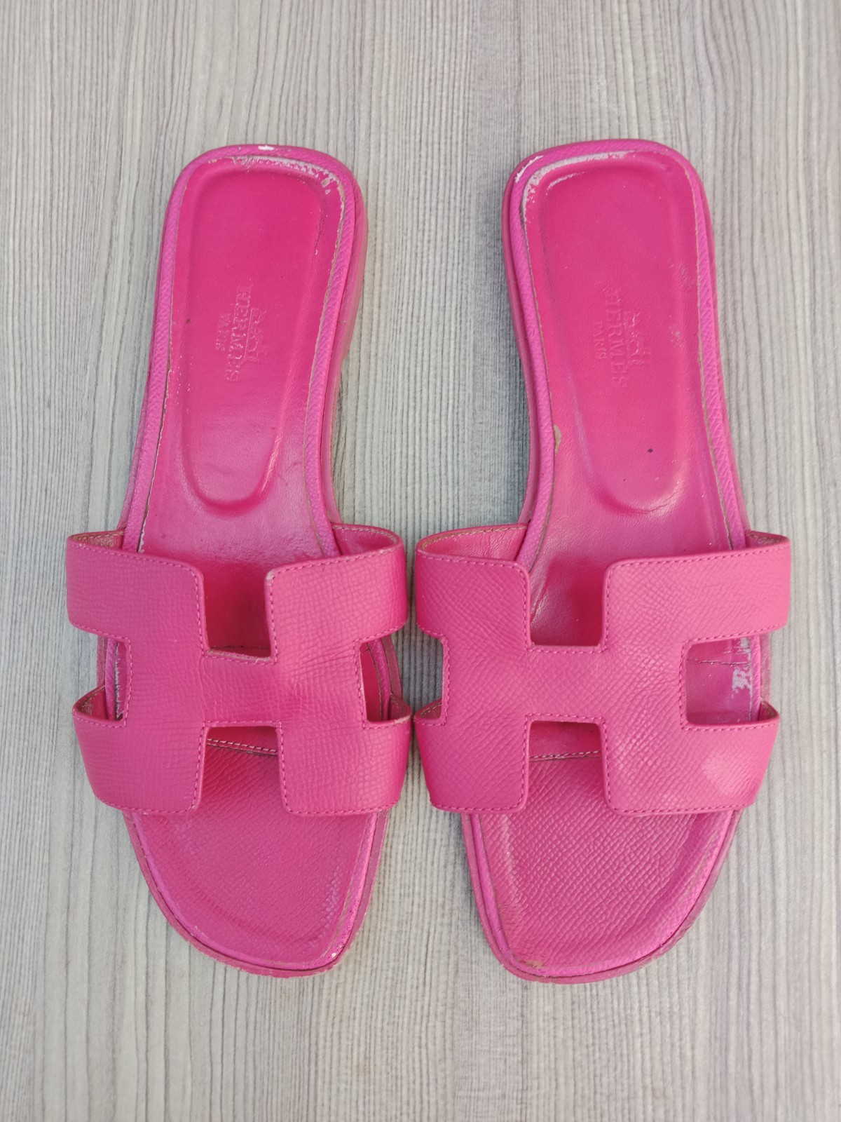 hermes oran sandals 38