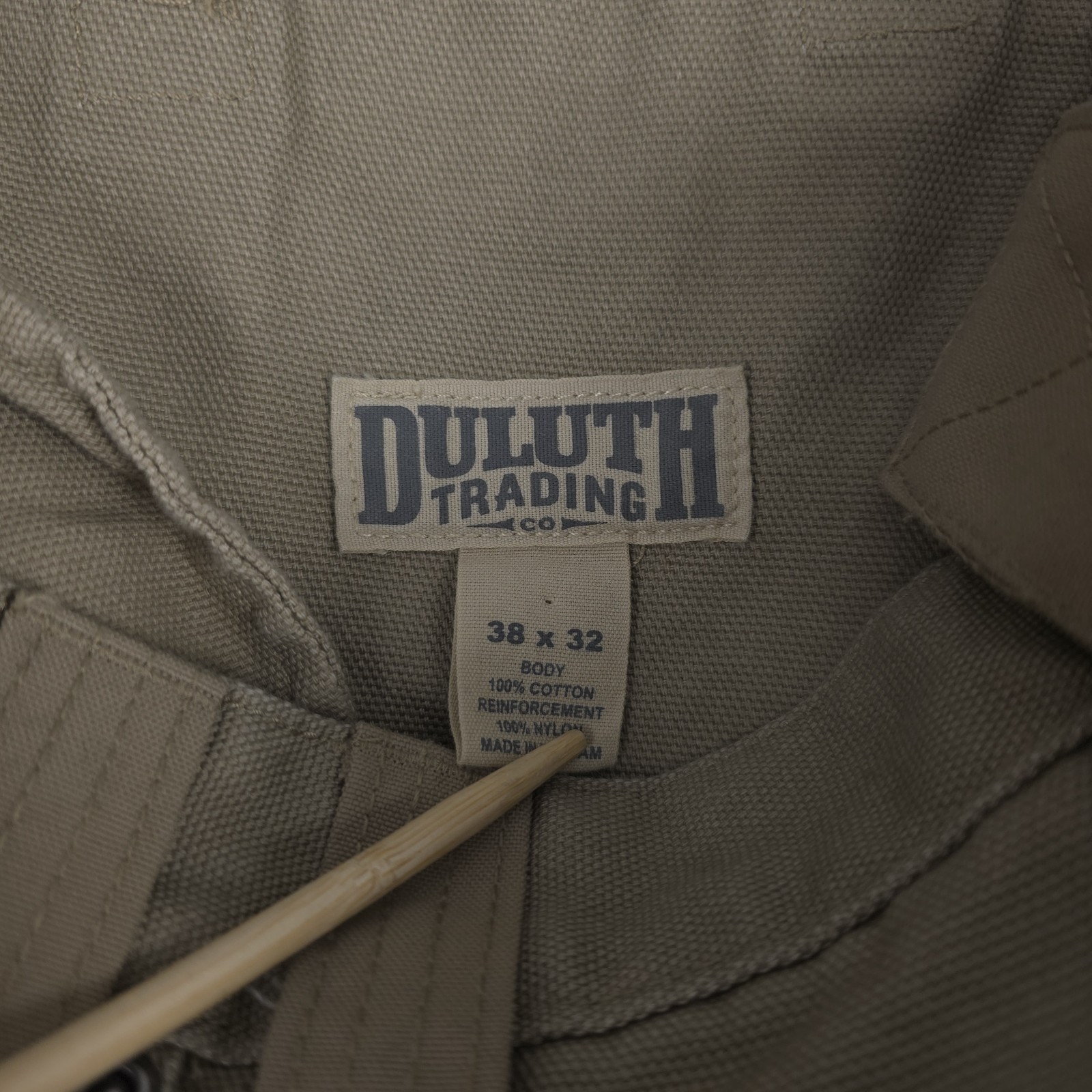 Duluth Ultimate Fire Hose Cargo Pants Mens 38×32 (Fits 35×29) Double Knee Work