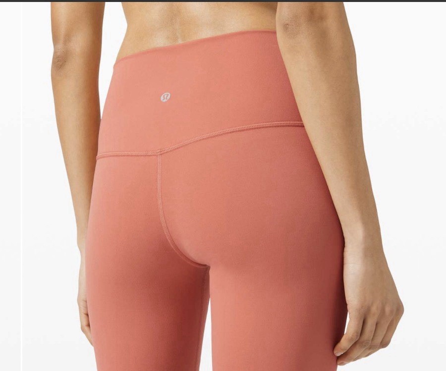 Lululemon Align Short size 4 Rustic Coral Nulu High Rise 4″.