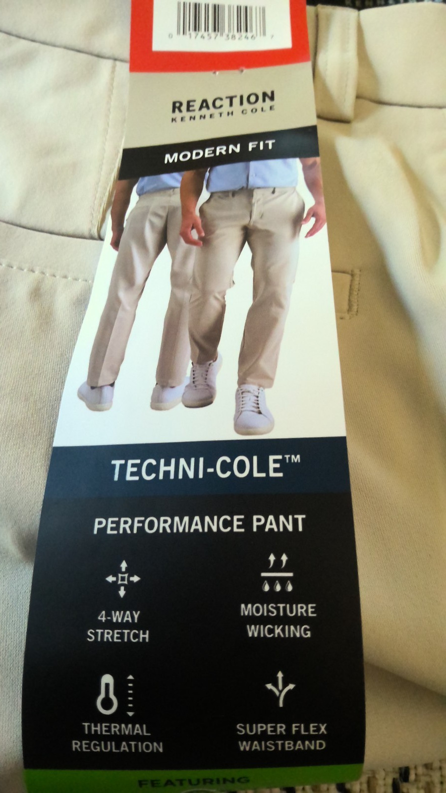 Kenneth Cole Reaction Techni-Cole Slim Fit Performance Pant