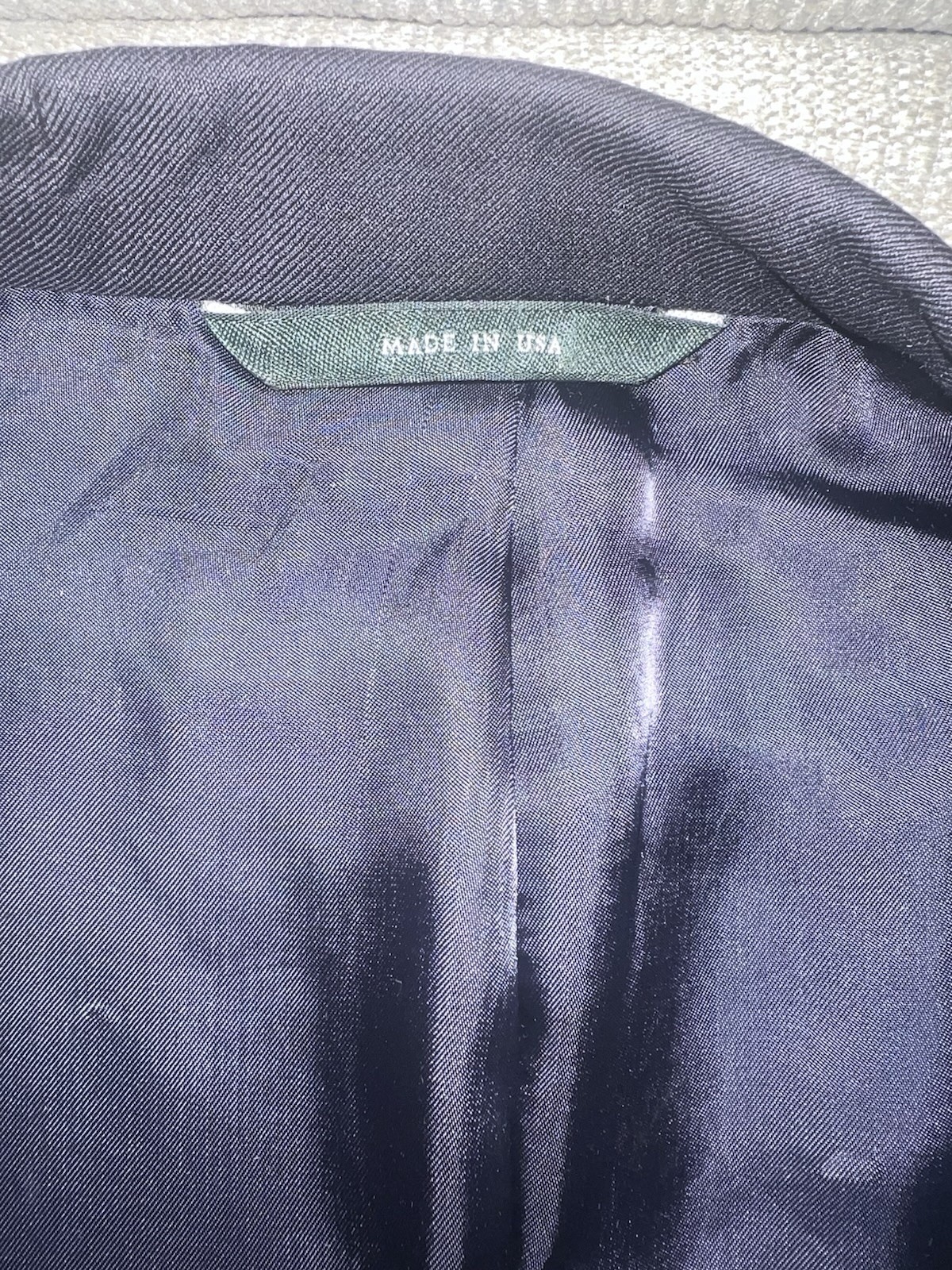 Brooks Brothers Loro Piana Navy Wool Blazer Sport Coat made in USA 44R