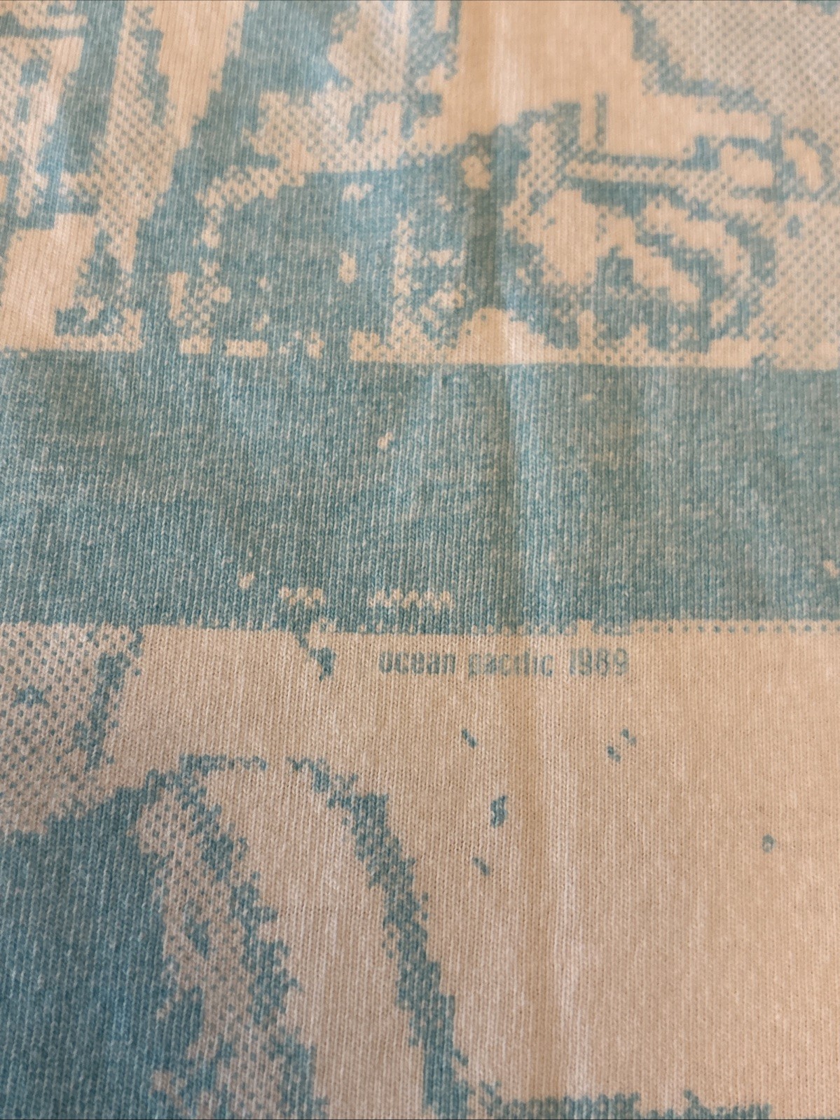 VINTAGE Ocean Pacific Shirt Mens Large Volleyball OP Beach USA 1989 USA 1980s