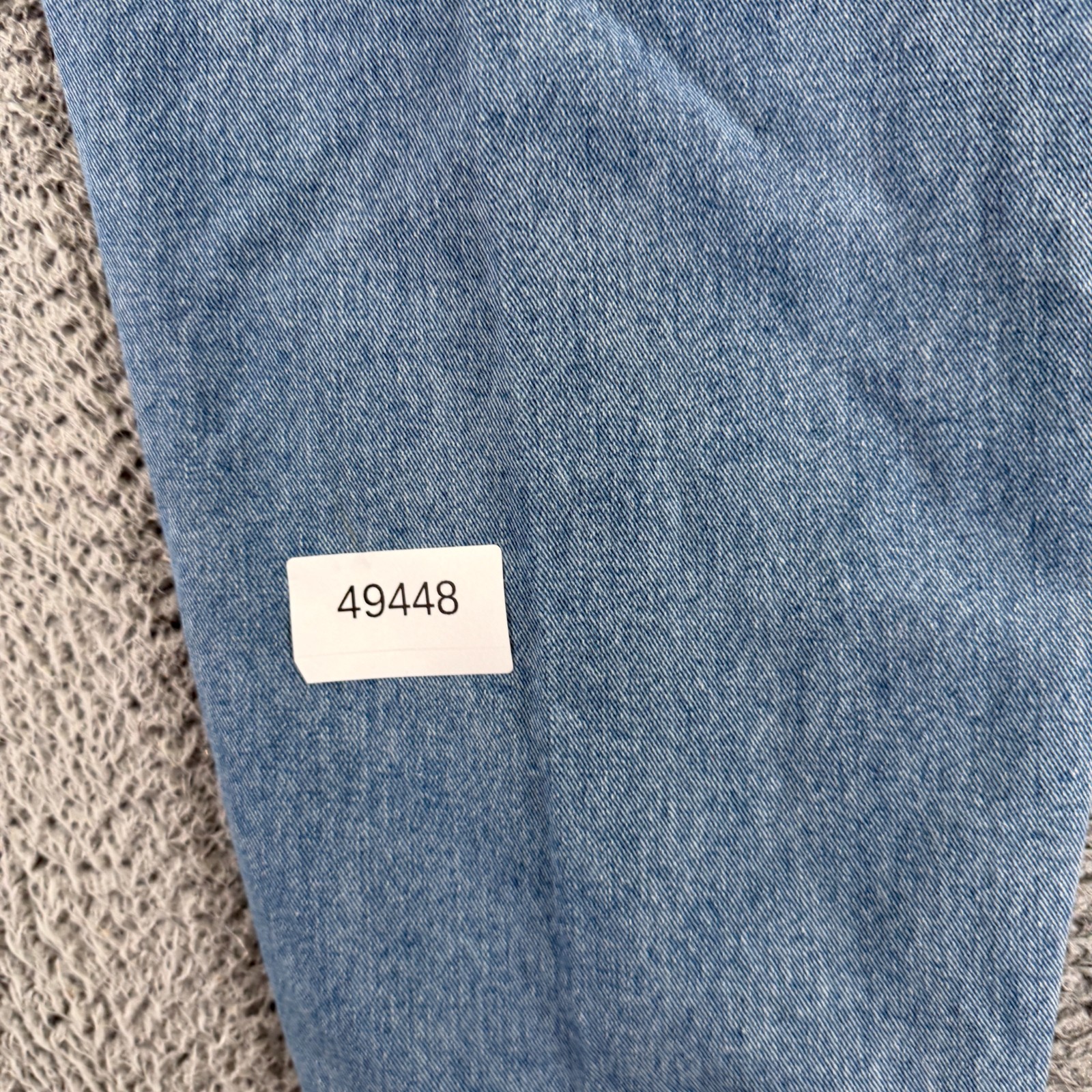 Blue Savvy Jeans Women 9 Blue Cotton Denim Tapered Workwear Travel Faded Stretch