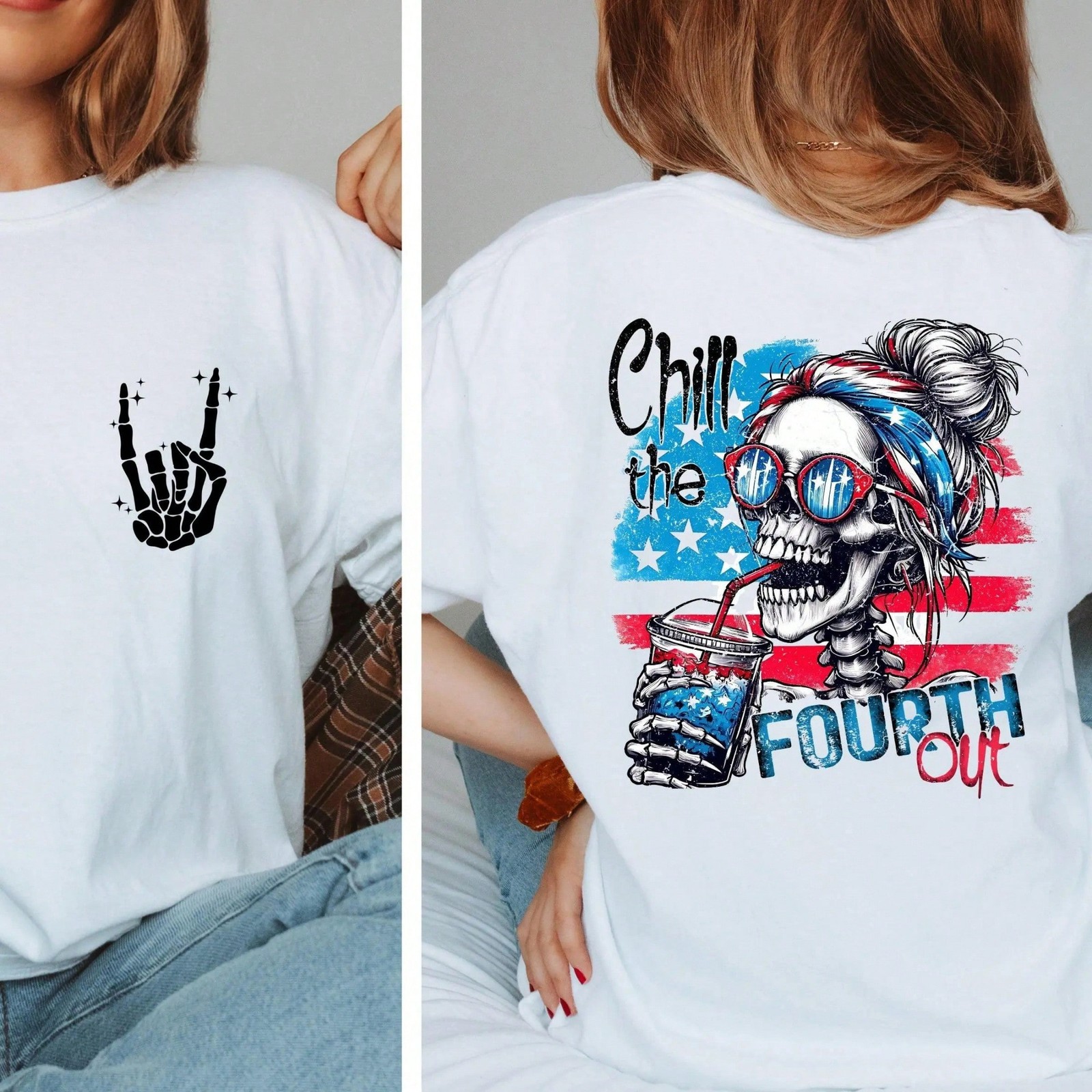 4th Of July TShirt USA TShirt Funny 4th Of July Shirt Retro American Flag TShirt