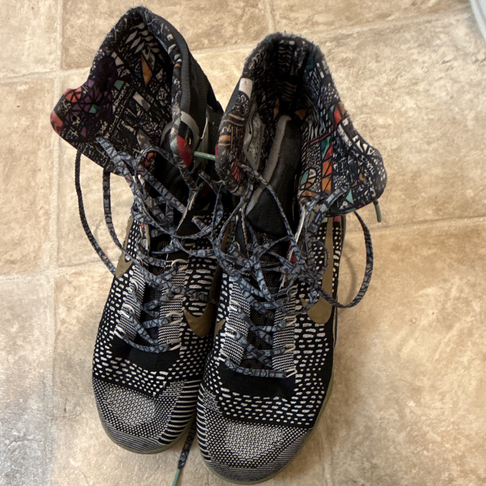 Nike Kobe 9 Elite Masterpiece FlyKnit High Top Multicolor 2014 630847-001
