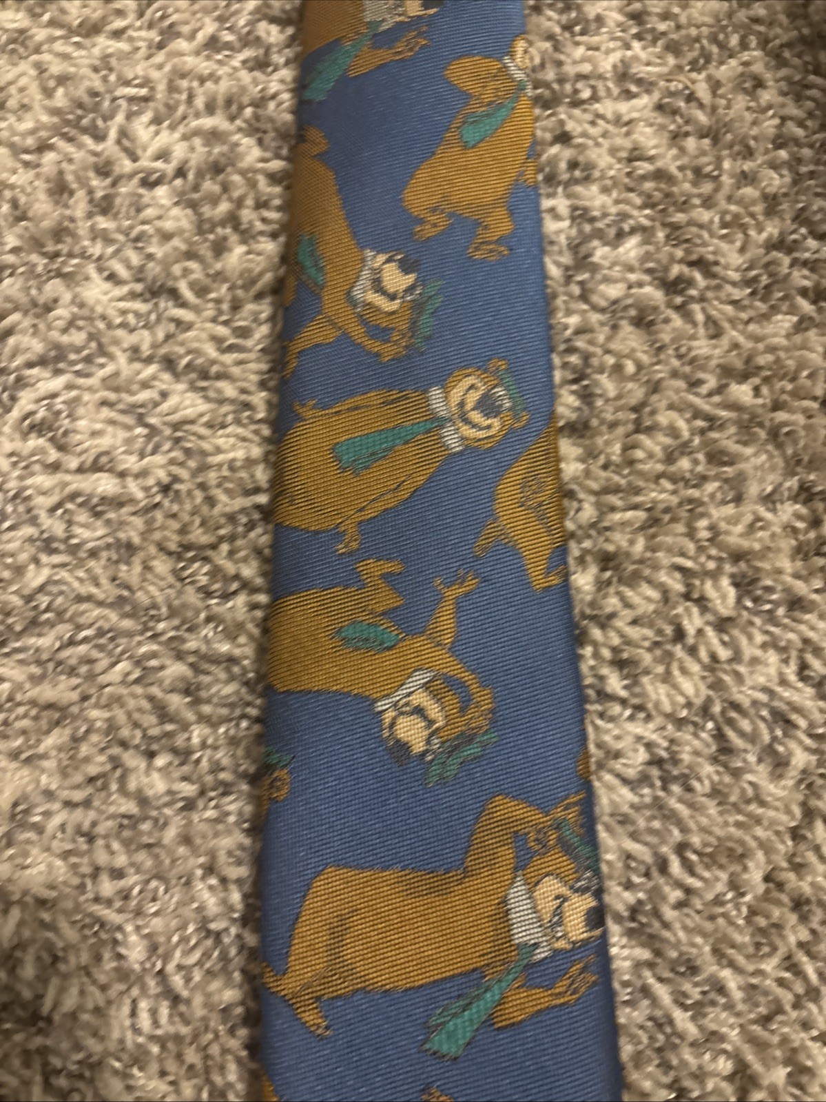 Ralph Marlin Yogi Bear Hanna Barbera 1992 Cartoon Necktie Vintage Classic