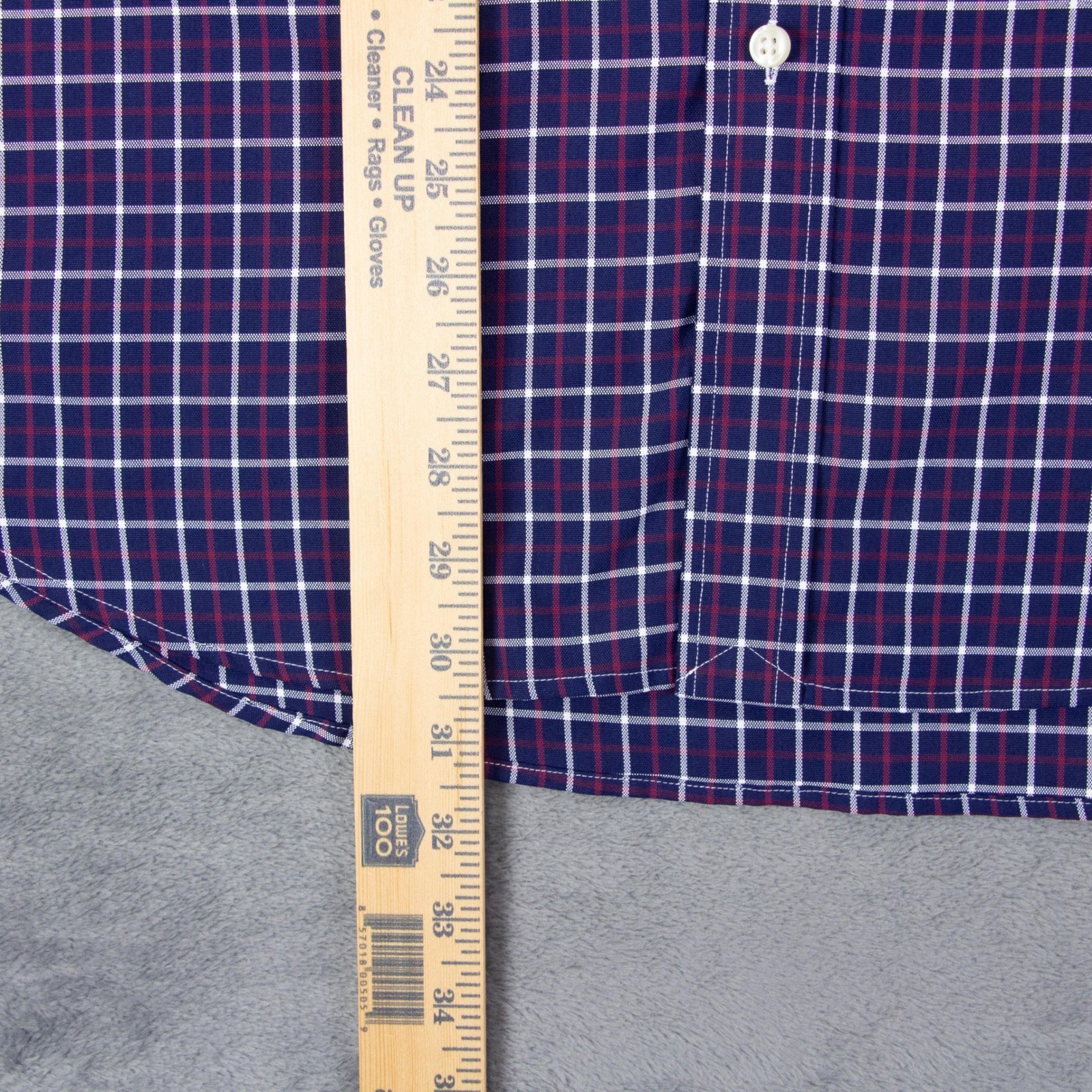 Polo Ralph Lauren Mens L Classic Fit Performance Nylon Poly Shirt Blue