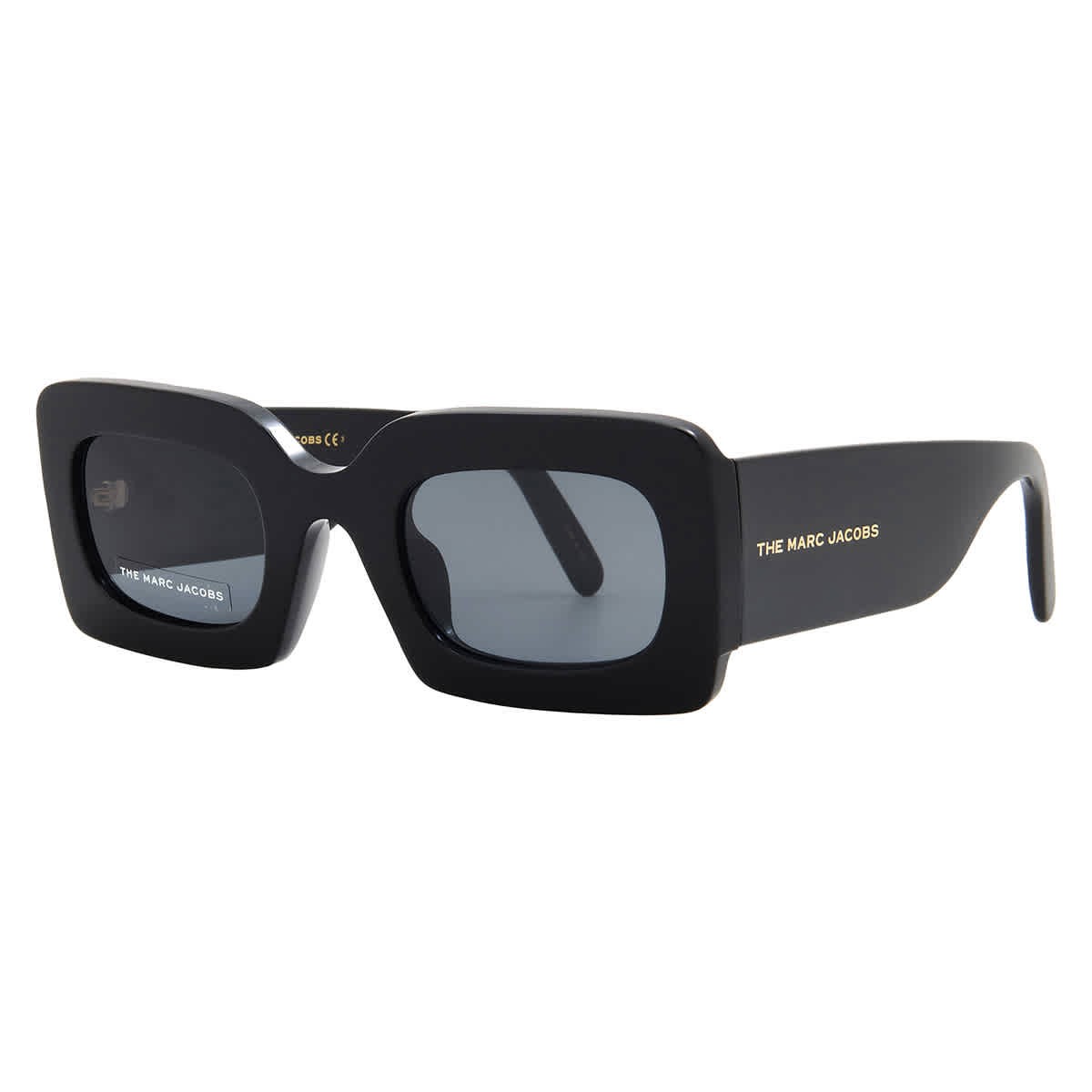 Marc Jacobs Grey Rectangular Ladies Sunglasses MARC 488/N/S 02M2/IR 50
