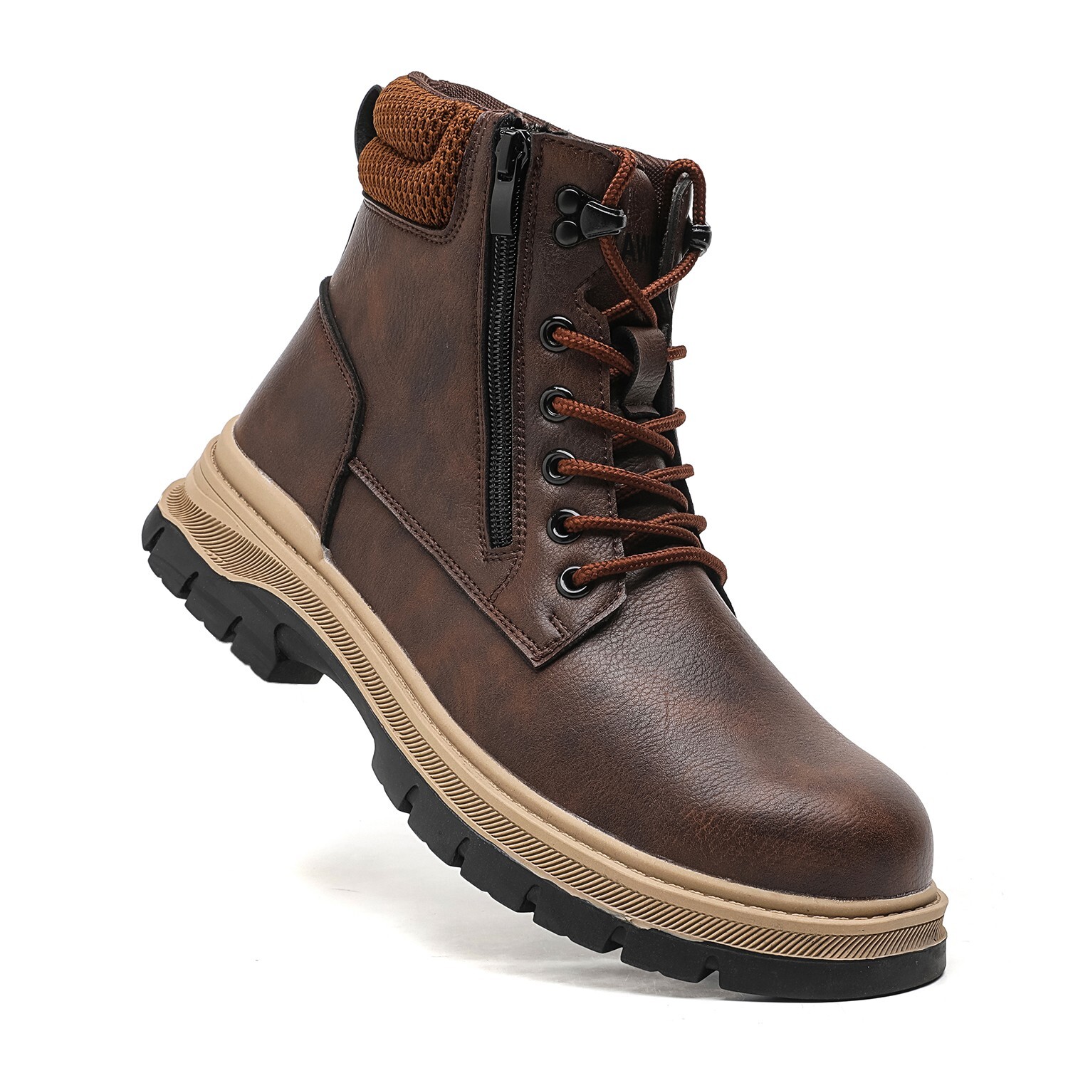 Men’s Work Safety Shoes Steel Toe Anti-Puncture waterproof Work Boots Gift