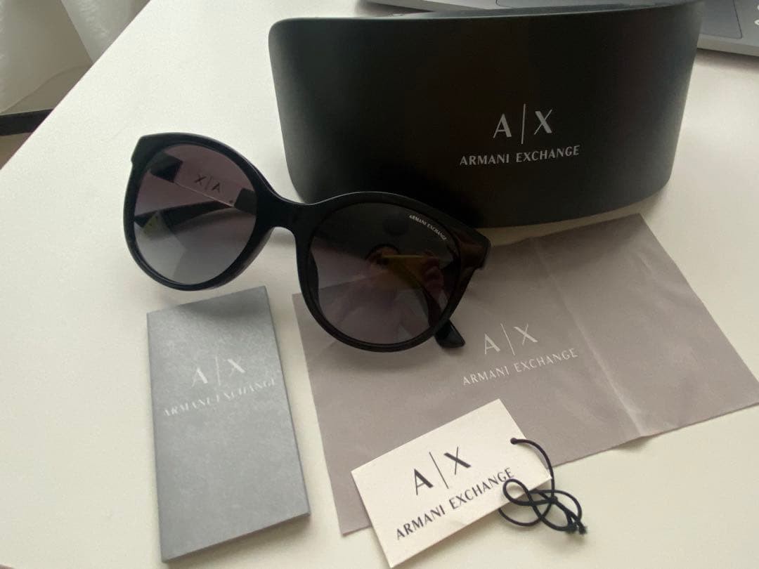 Armani Exchange Black Sunglasses Unisex