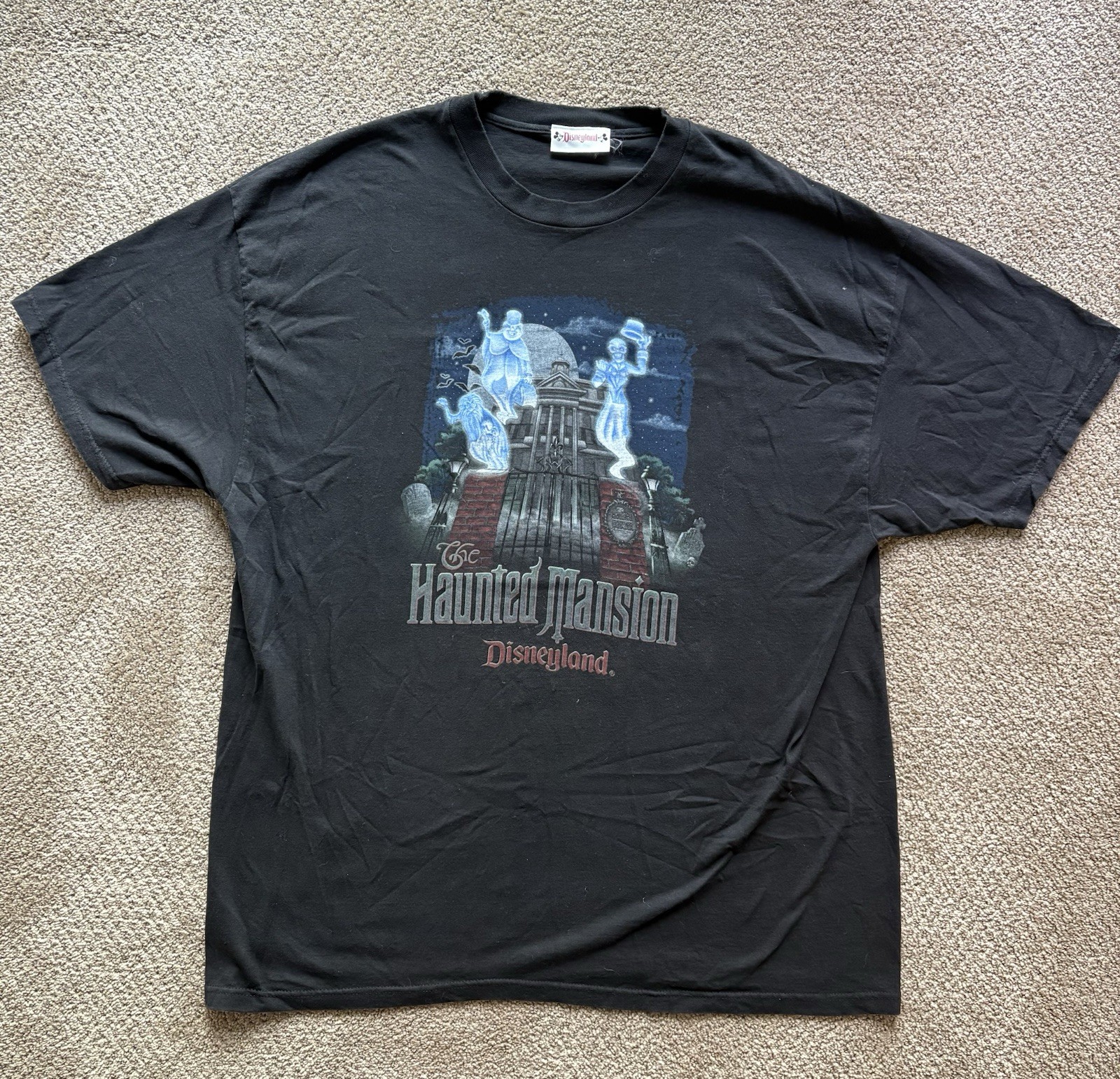 Vintage Disneyland Disney Haunted Mansion T-Shirt 999 Happy Haunts XXL
