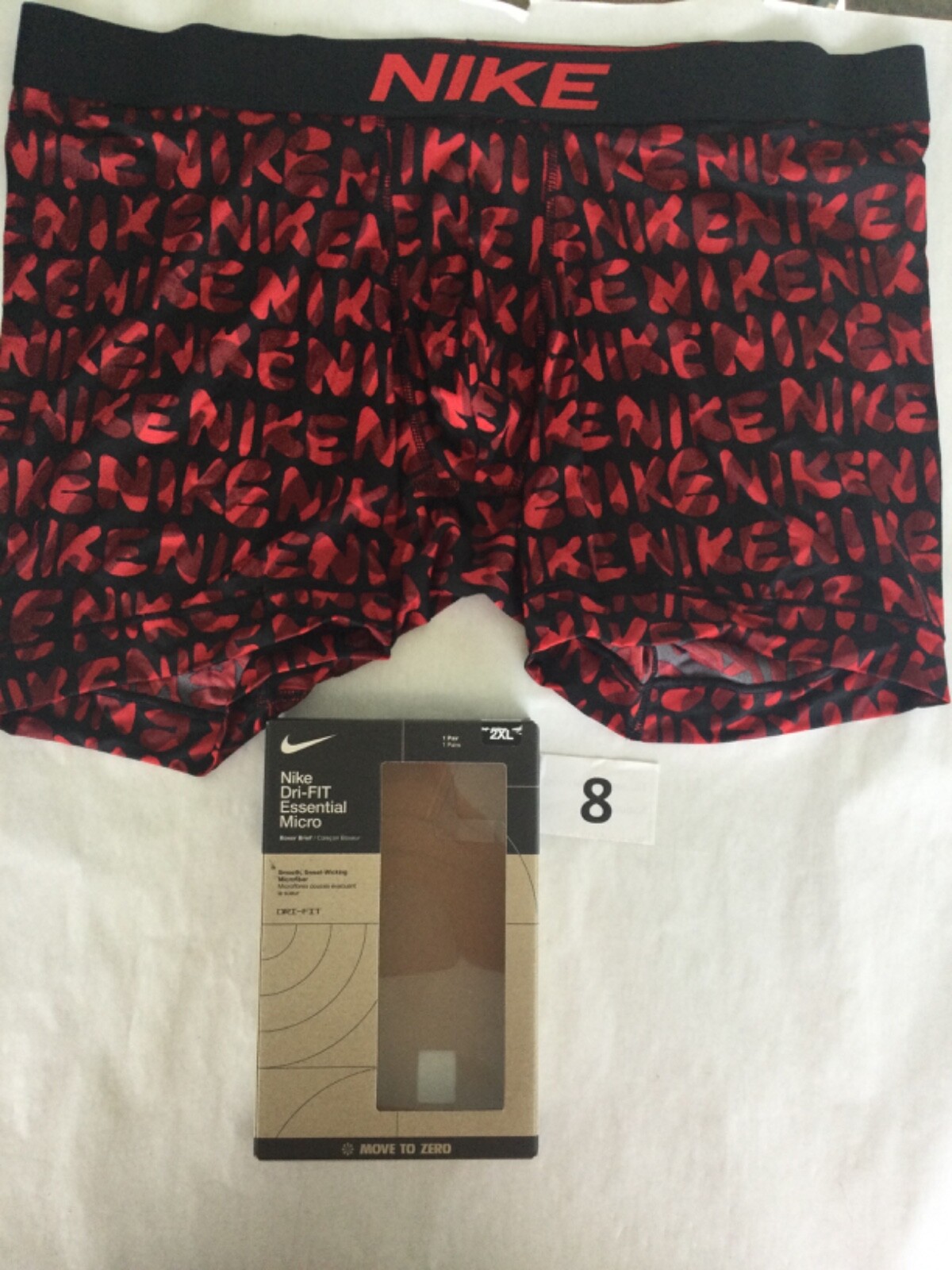 Nike Essential Micro Boxer Brief New Dri Fit Men Sizes Red Black Gray Blue Neon