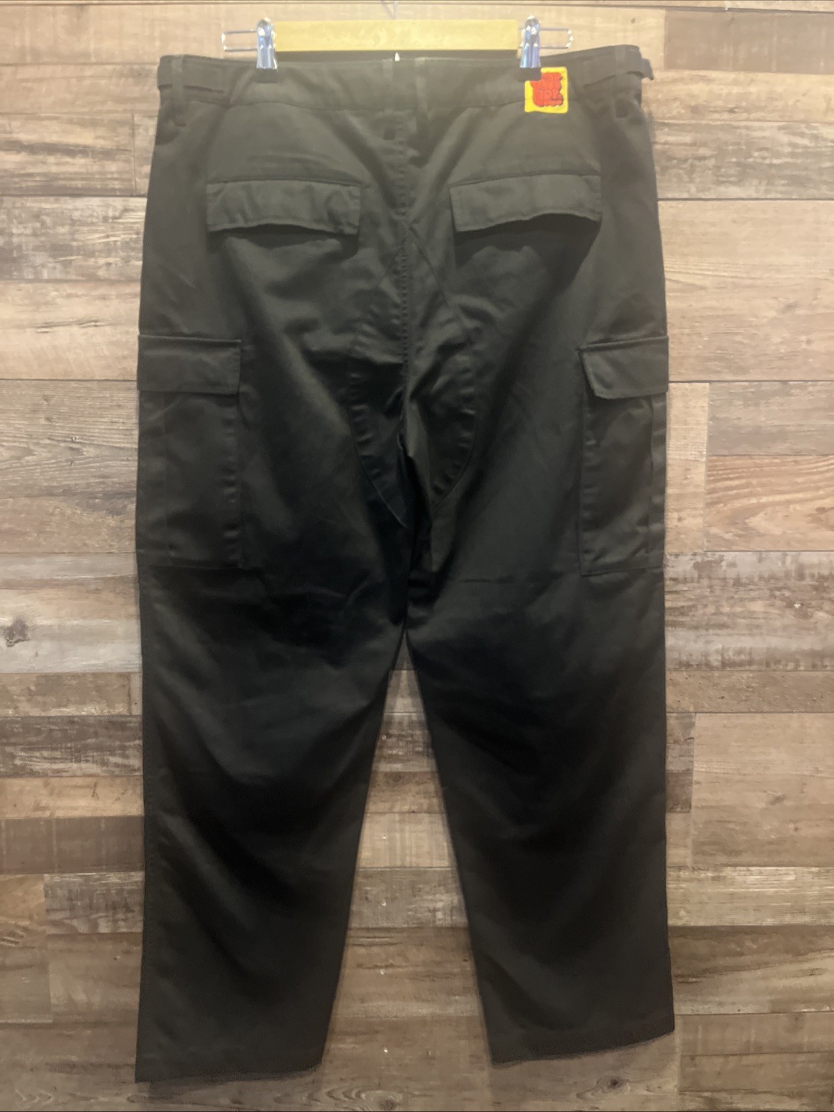 Empyre Loose Fit Black Cargo Skate Pants Black 34/30