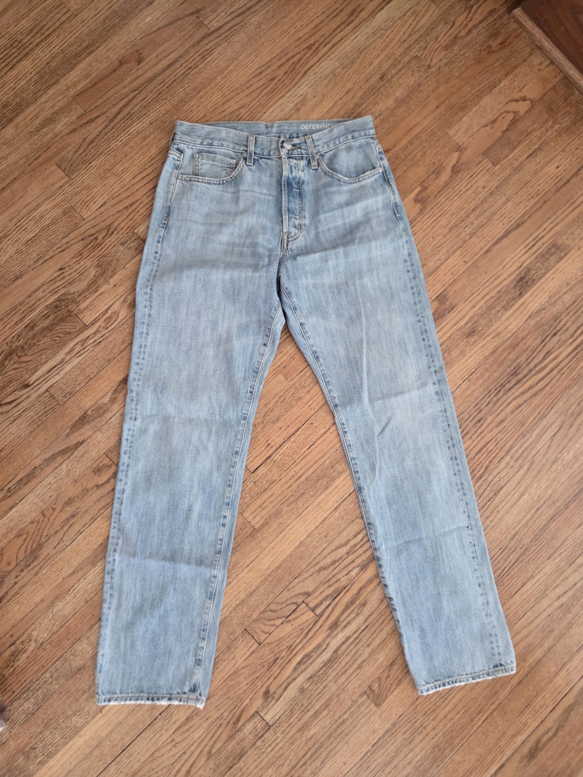 Outerknown NWT 29×32 SEA Statesman Relaxed Fit Denim Jeans Light Blue Bleached
