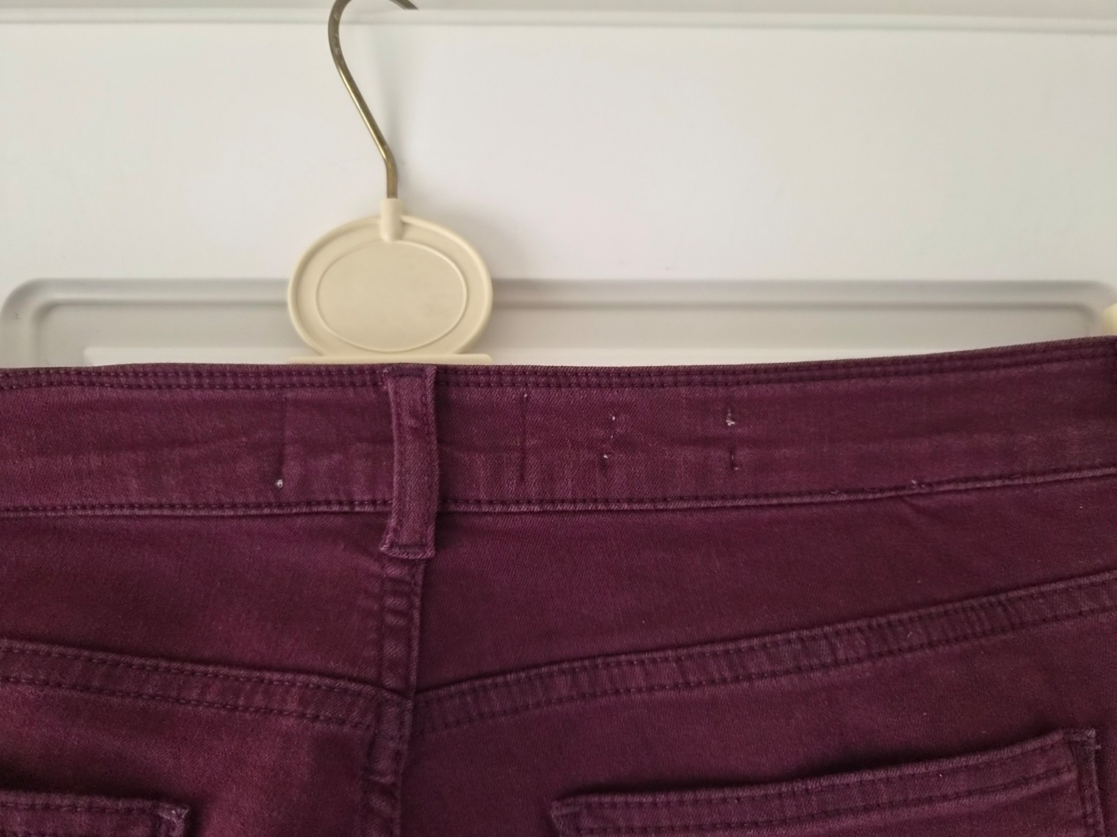 Fat Face Women’s Plum Colour Five Pocket Jegging’ – Size 14 UK Jeans Clothes