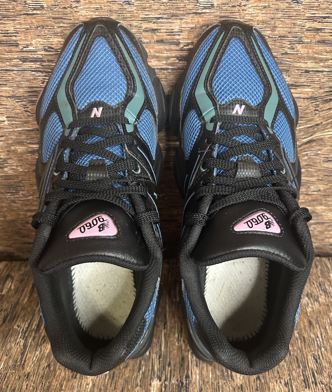 New Balance 9060 Blue Agate Athletic Running Shoes Sneakers Black Blue Men’s 9