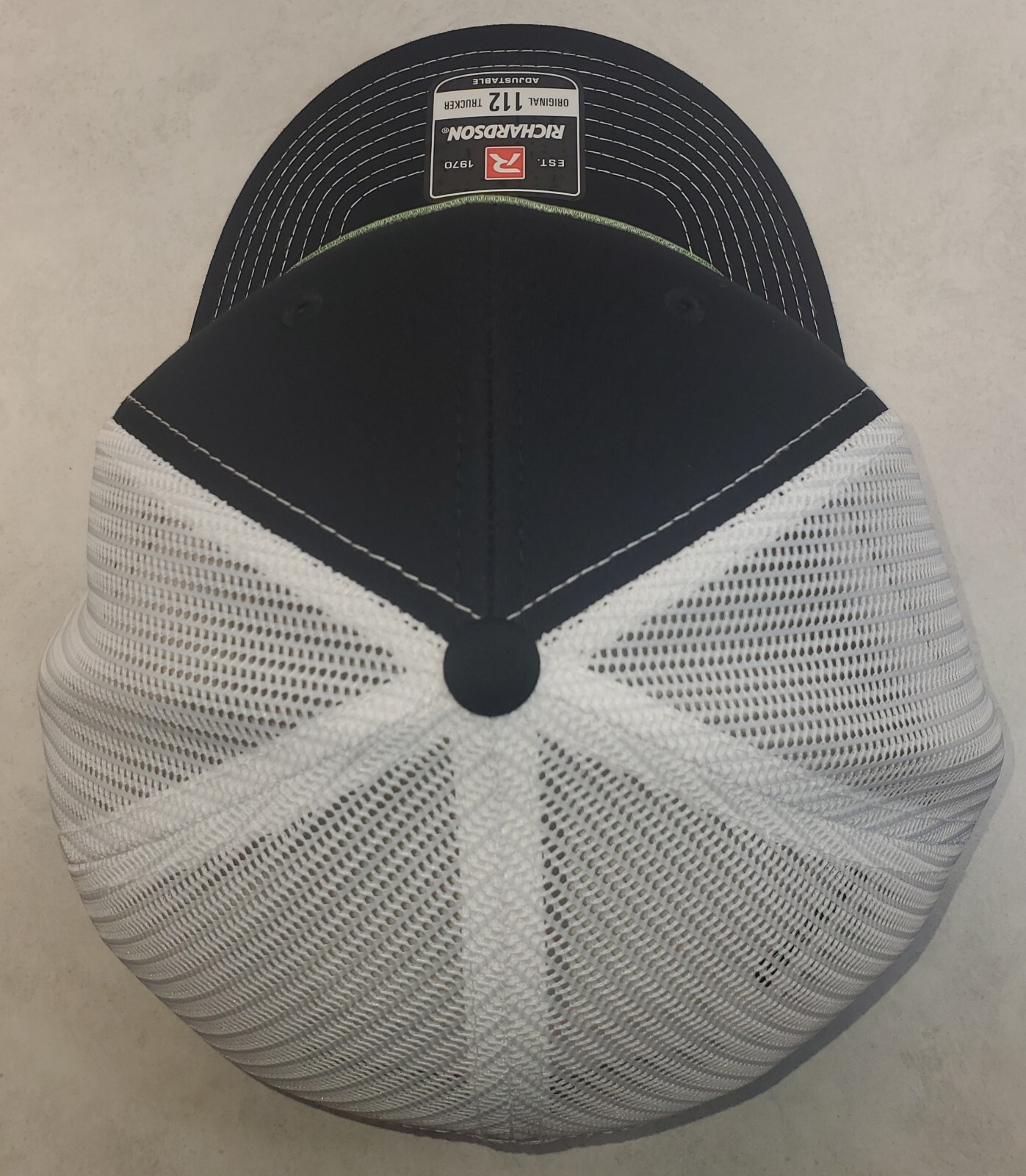 Remington Fire Arms Patch on Richardson 112 Trucker Hat Snapback Black/White