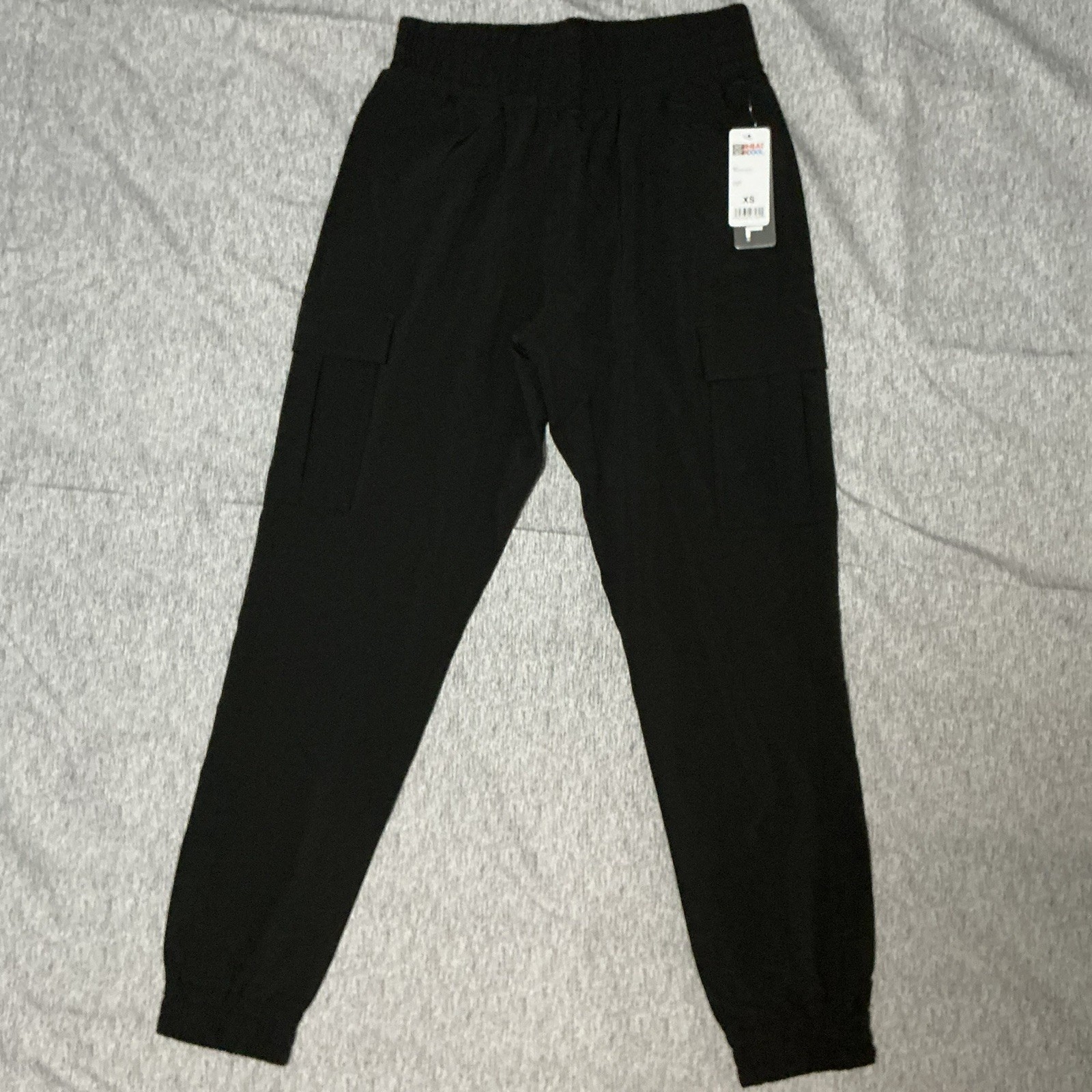 NWT 32 Degrees Women’s Tech Cargo Jogger Black Sweatpants Size S