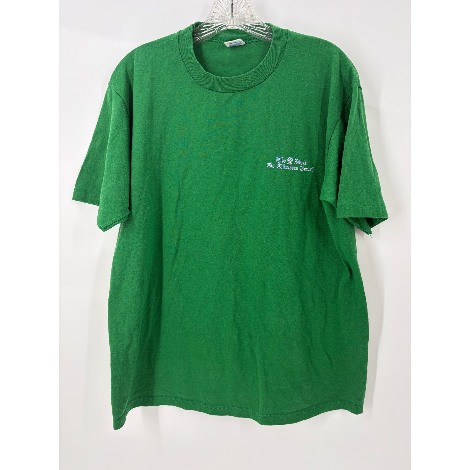 Jerzees By Russell Green The State The Columbia Record T Shirt Mens XL 46