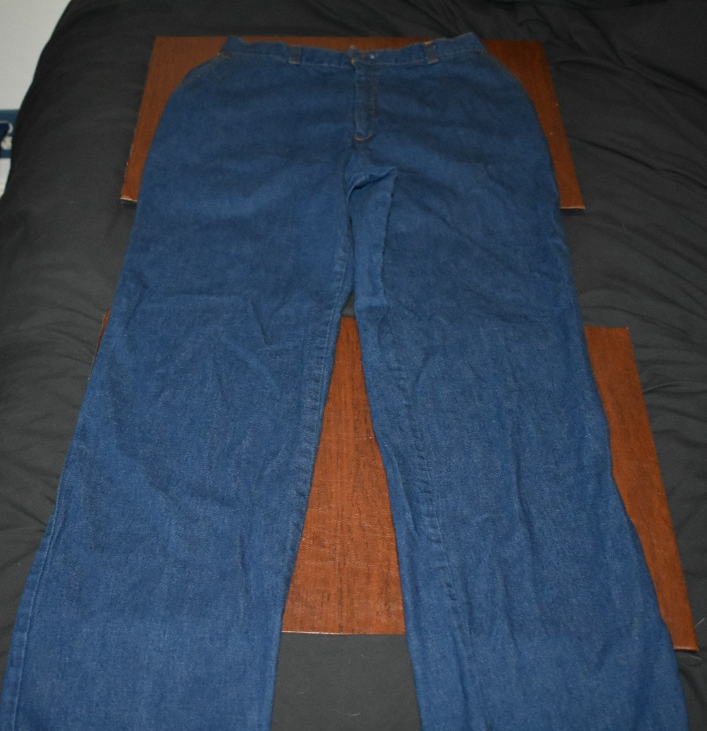 Vintage LEVI STRAUSS & CO BIG E ultra high waisted womens jeans Size 28 waist