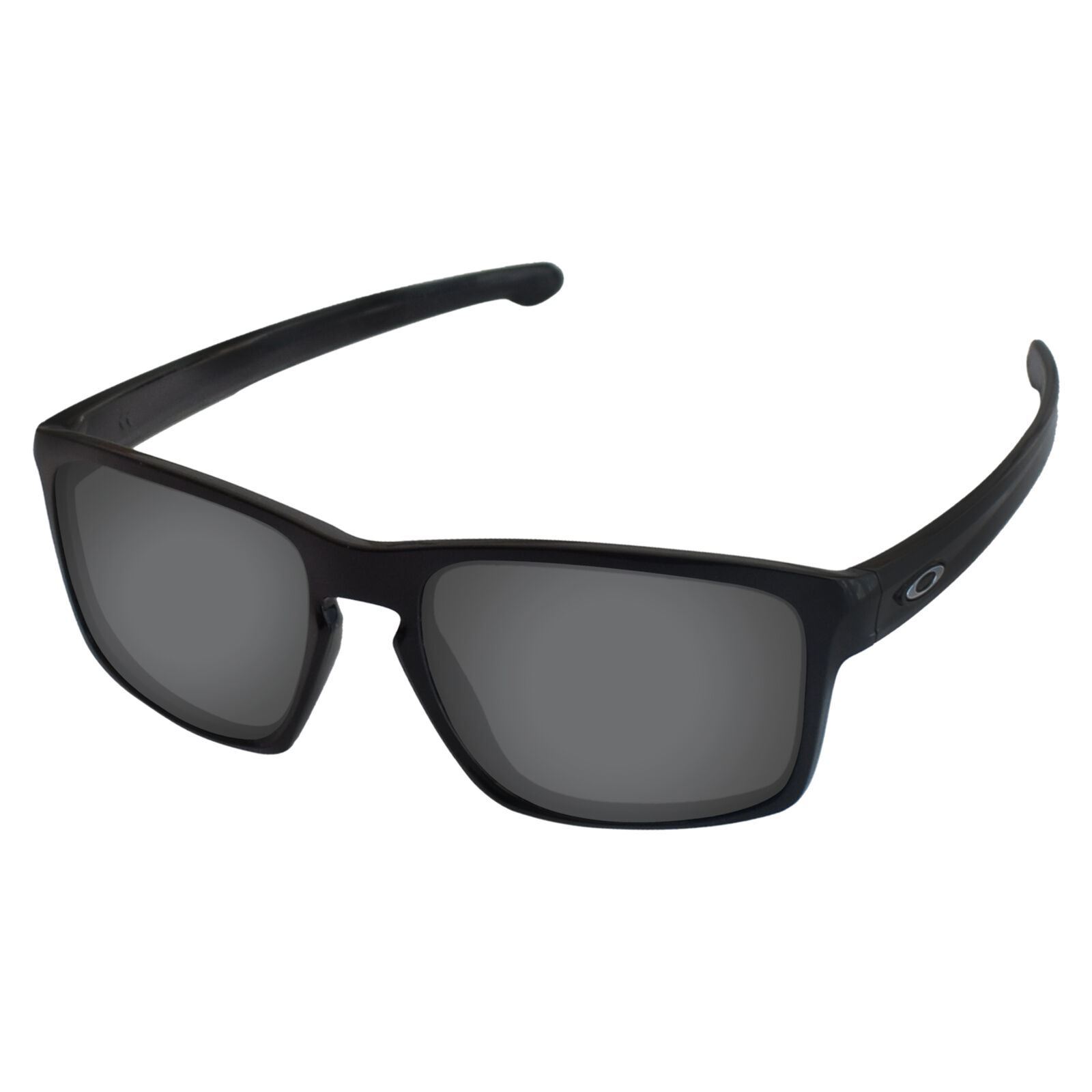 PapaViva Stealth Black Polarized Replacement Lenses For-Oakley Sliver OO9262