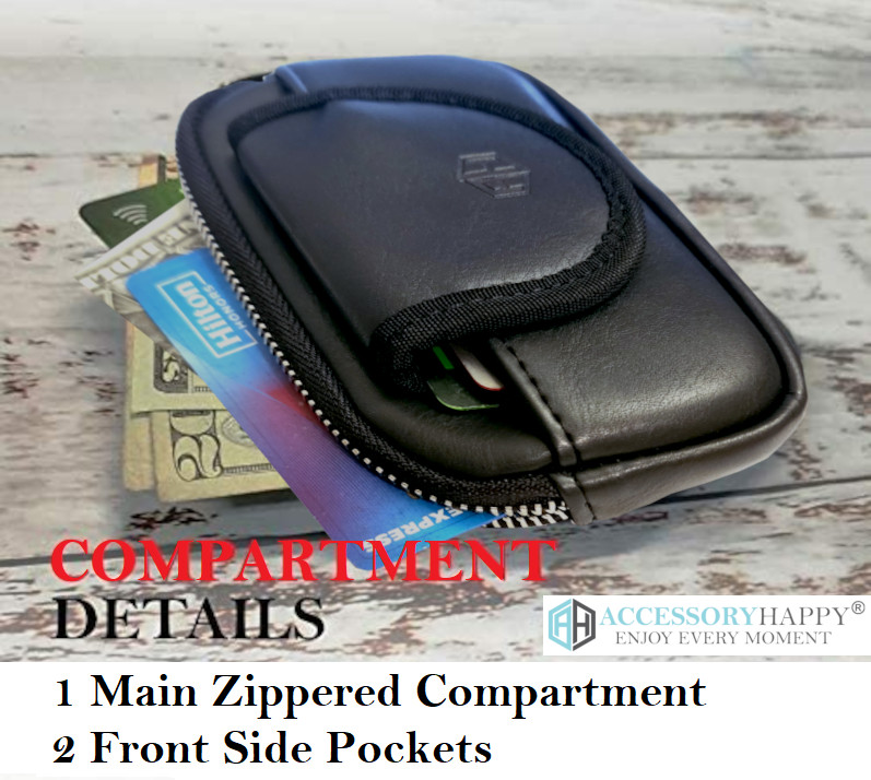 RFID Belt Loop Wallets for Men – Minimalist Genuine Leather Money Carrier Clip