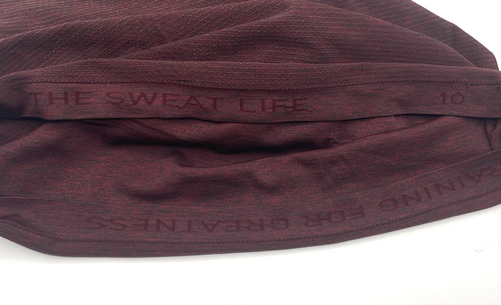 LULULEMON Swiftly Tech 2.0 Womens 10 Deep Rouge Short Sleeve Athletic Shirt EUC