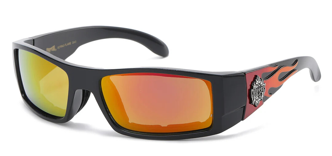 Biker Choppers Men Women Padded Foam Wind Resitant Motorcycle Riding Sunglasses