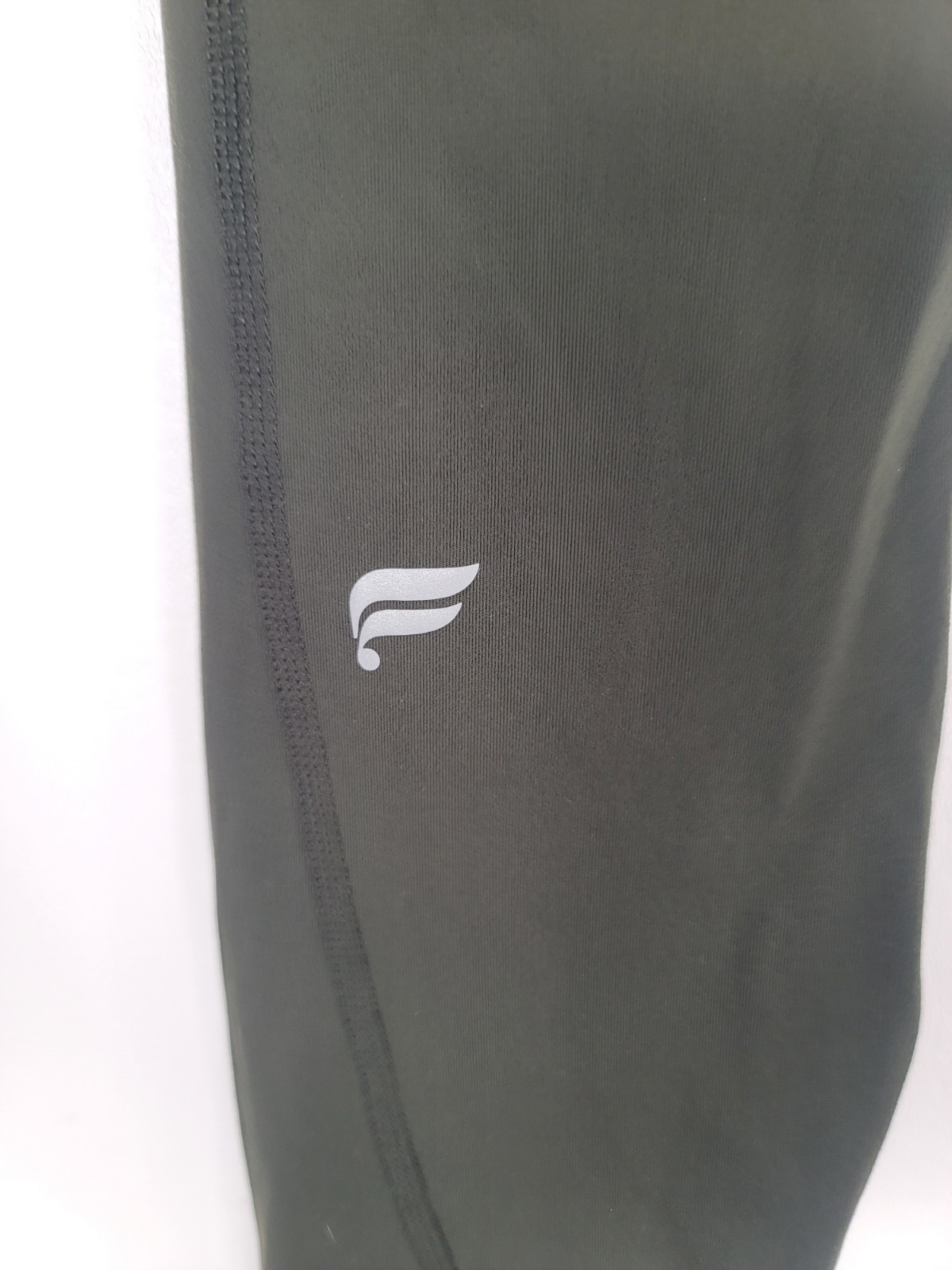 Fabletics Pureluxe Oasis High Waisted Tight Leggings Side Pockets Green Small