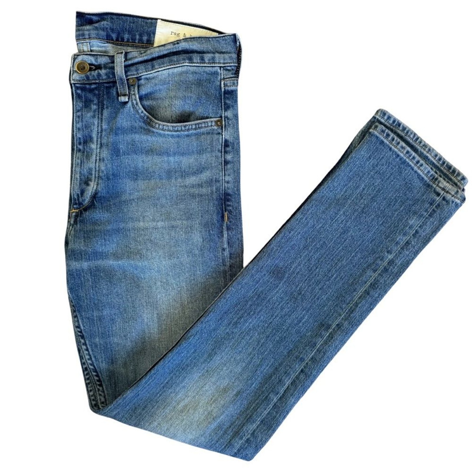 rag & bone Fit 2 Slim Blue Jeans Button Fly Men’s 31X32