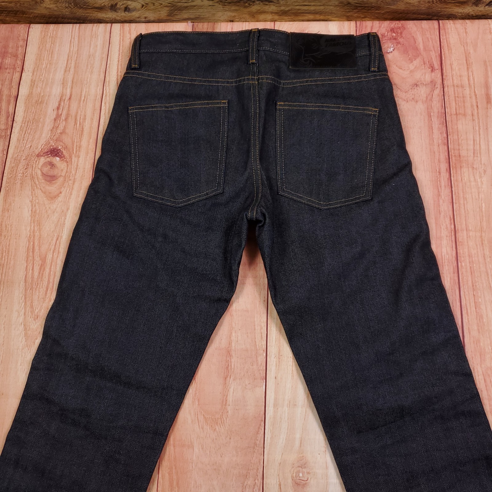 Naked & Famous Made W/ Kevlar Blend Selvedge Blue Denim Jeans 31 (Meas. 30×32)