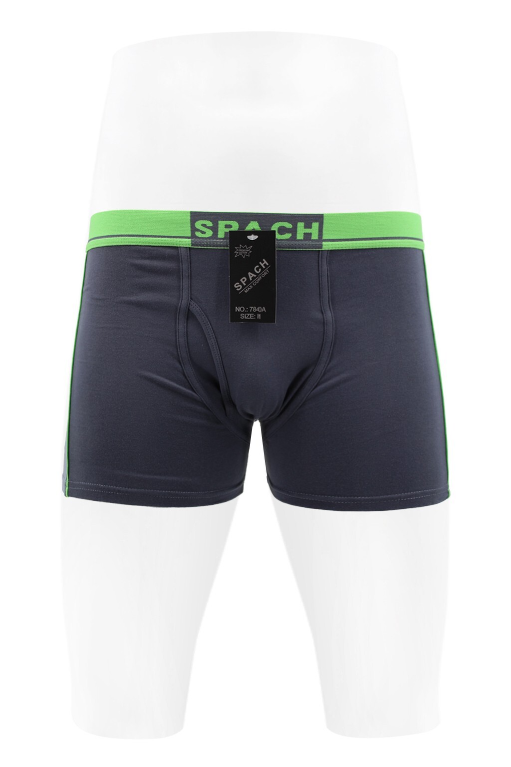 SPACH Pack Men Premium Soft Comfort Cotton Blend Underwear Fashion Boxer Brief