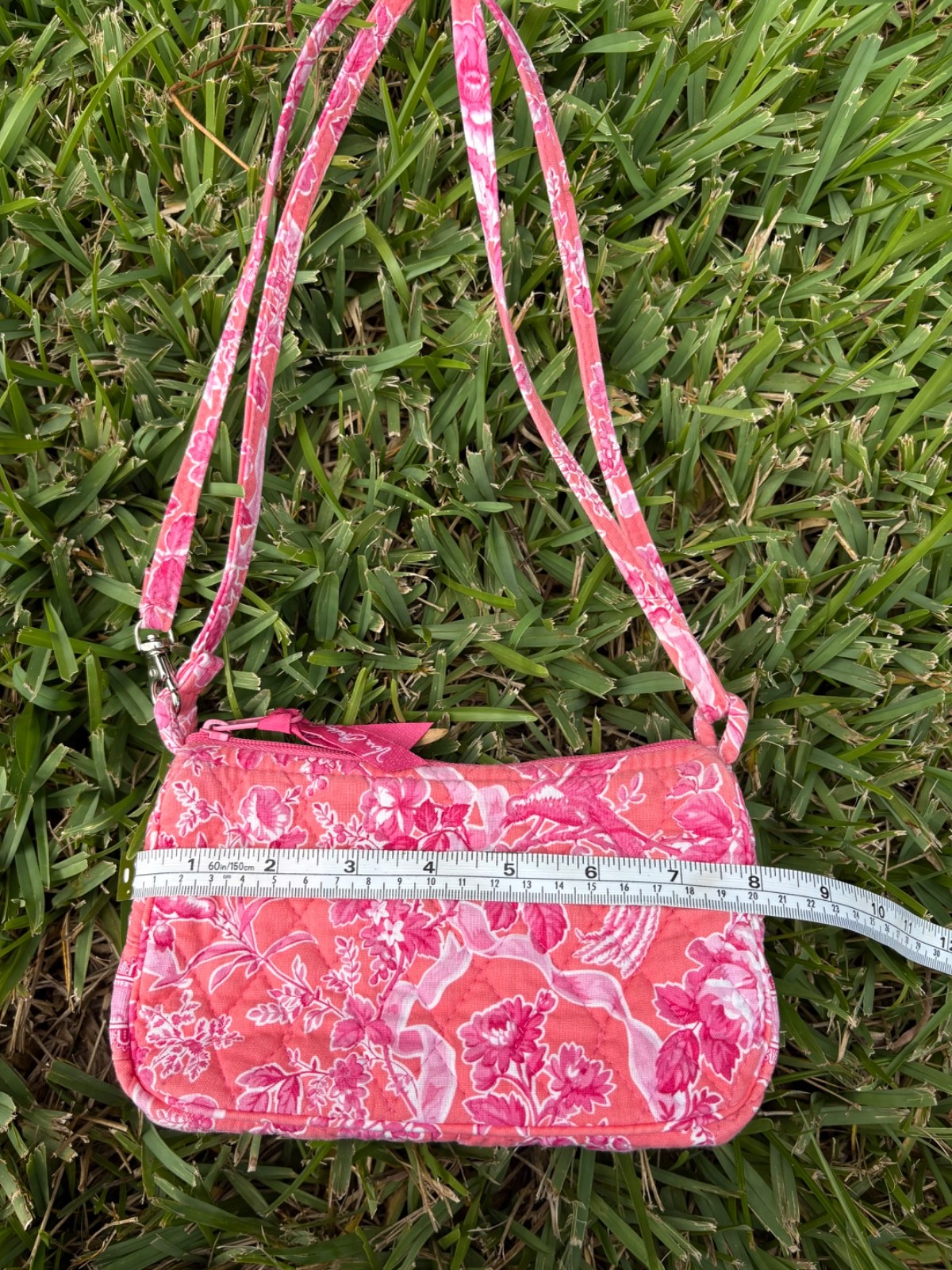 Vintage Coquette Vera Bradley Hope Toile Shoulder Bag Retired Print
