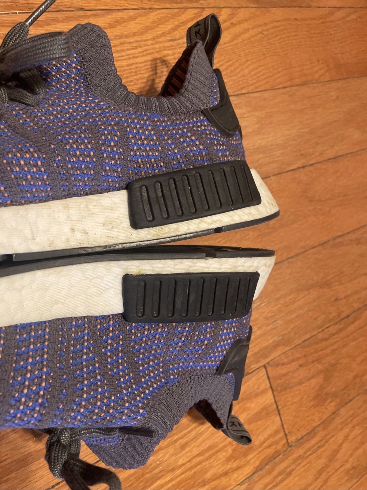 Adidas NMD R1 STLT High Resolution Blue PK Primeknit BOOST Men’s US 9.5 CQ2388
