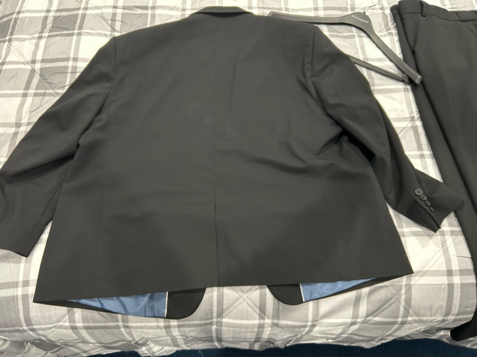 Oak Hill Perfect Fit Jacket-Relaxer Suit Jacket 52R Black & Pants 48W 30L