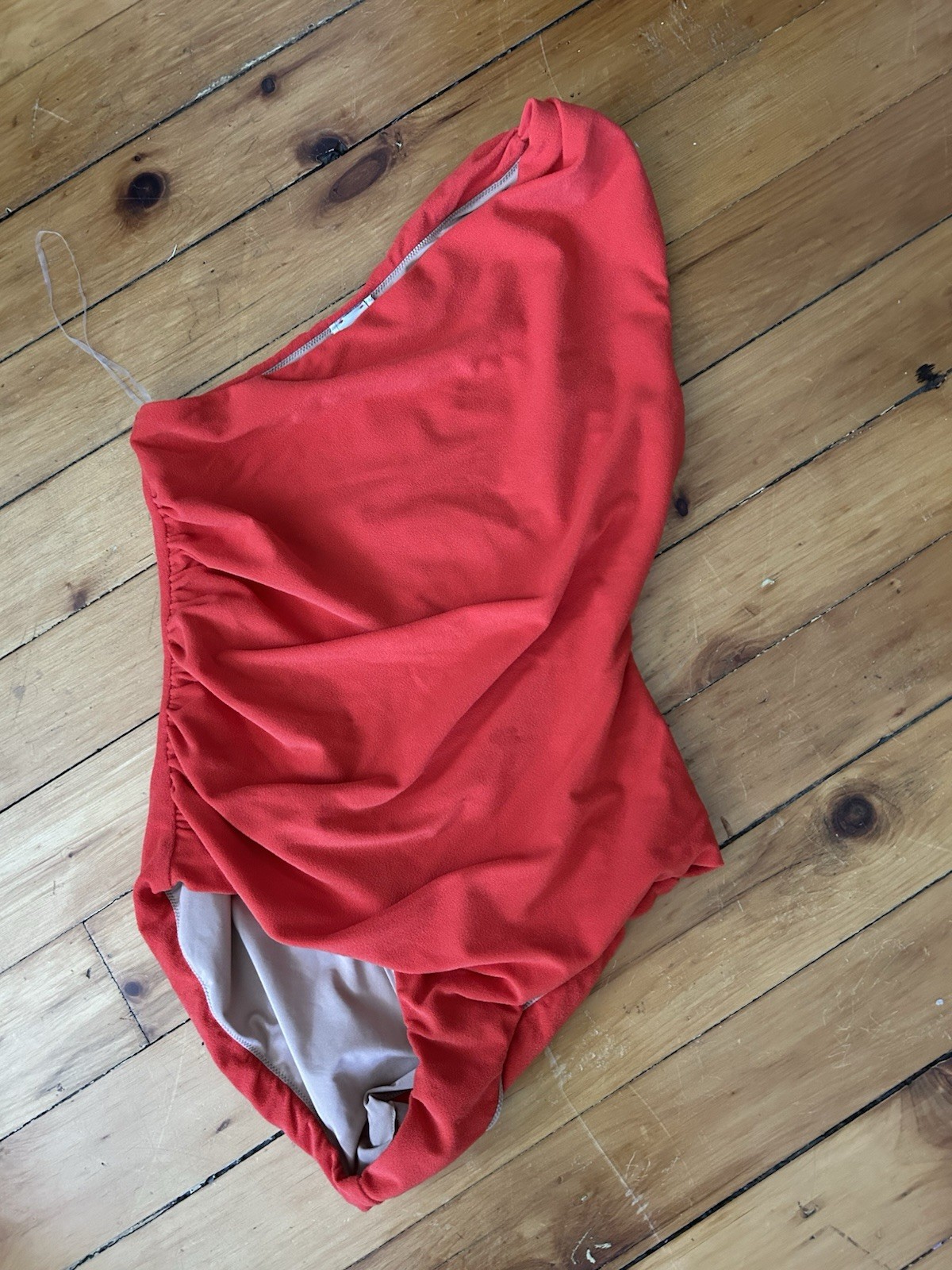 OAS Season Jagger Bathing Suit Large Sweden terry cloth towel red