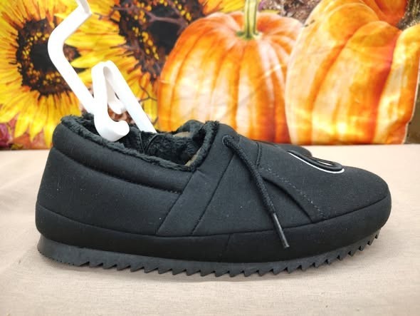 Champion Adult University Unisex Slippers – BLACK W/9-M/7