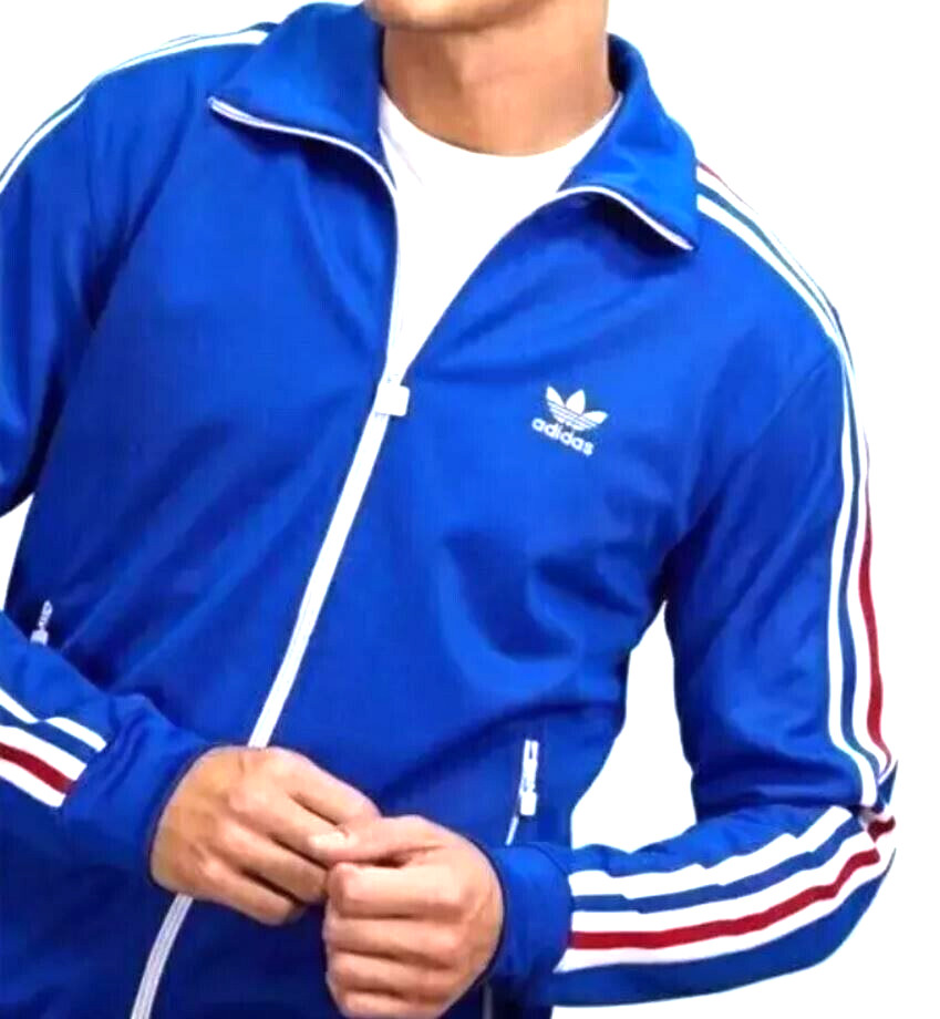 NEW MENS ADIDAS ORIGINALS BECKENBAUER TRACK JACKET ~SIZE MEDIUM #706 RARE!