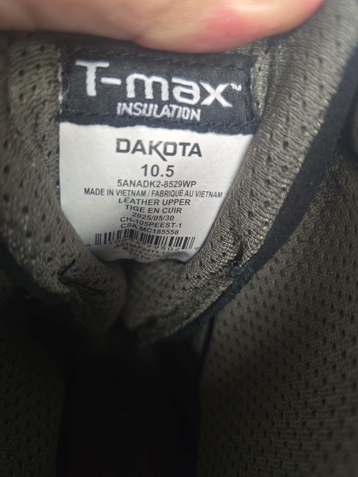 Dakota Men’s 529 HD3 8″ Steel Toe Injected Welt Boots Black/Black Size 10.5M