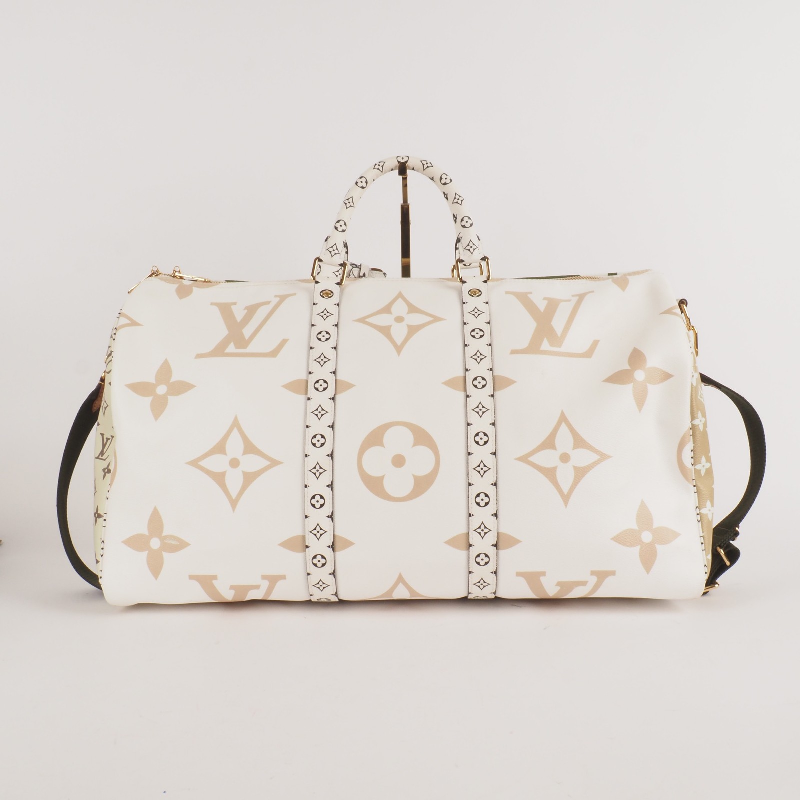 LOUIS VUITTON Keepall 50 Giant Mng Khaki/White M44590 Limited Bag OP: 3000€