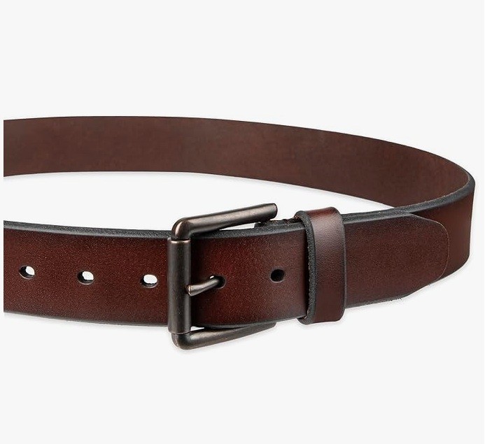 Dockers Men’s Belt Brown 100% Leather Casual Classic Buckle 1.5 Wide Size 36 NEW