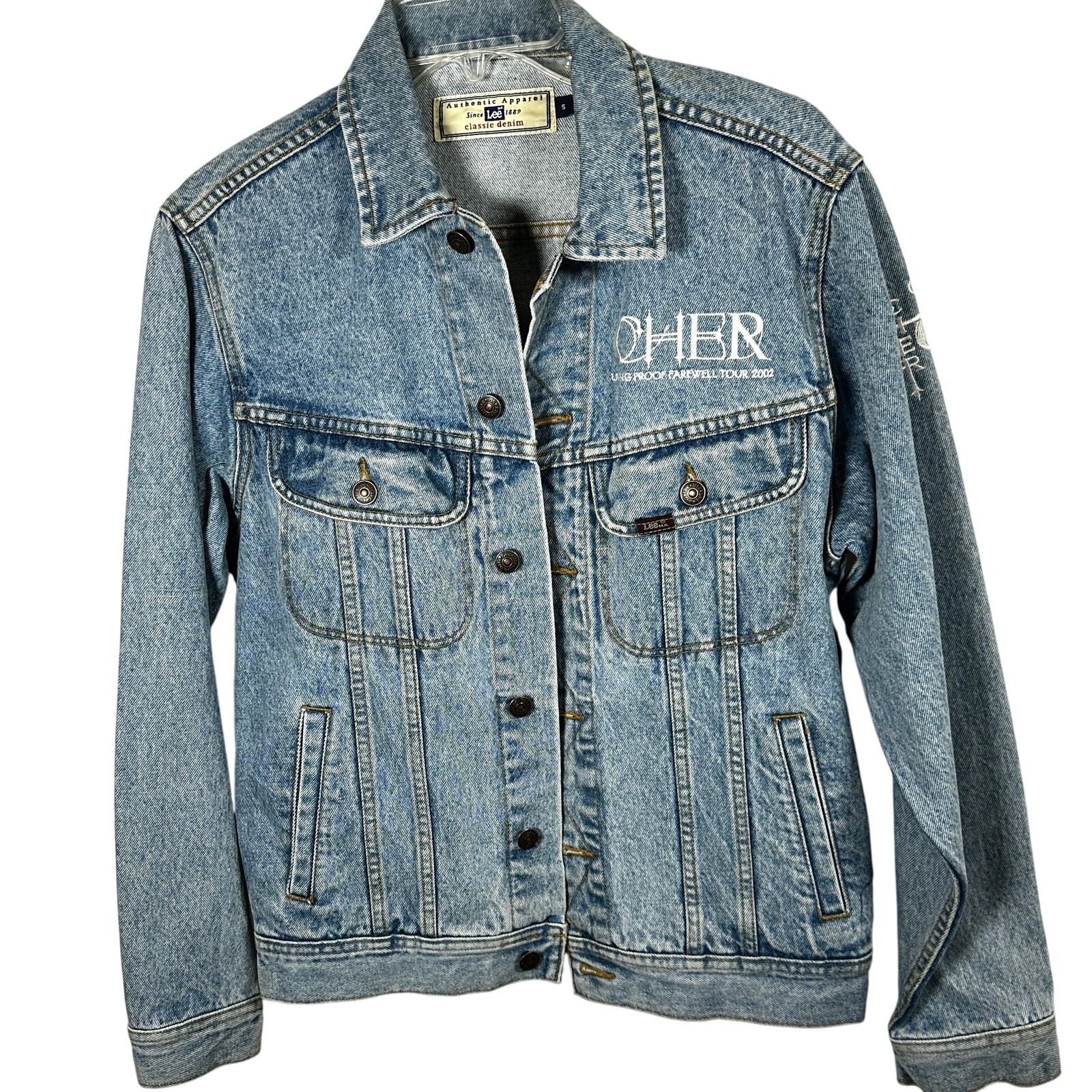 Cher Living Proof Farewell Tour 2002 S Lee Distressed Denim Jacket