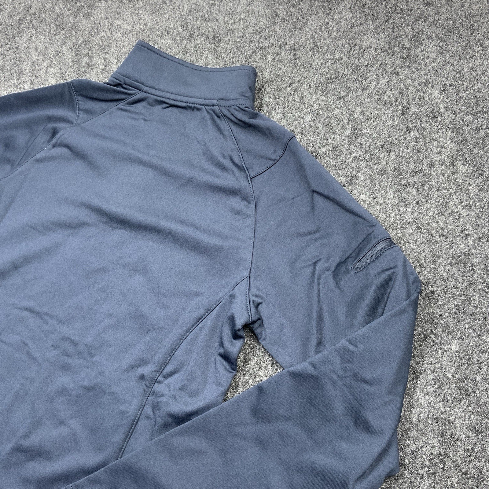 New UNRL Quarter Zip Pullover Men Athletic Golf Lightweight XS Performance Navy