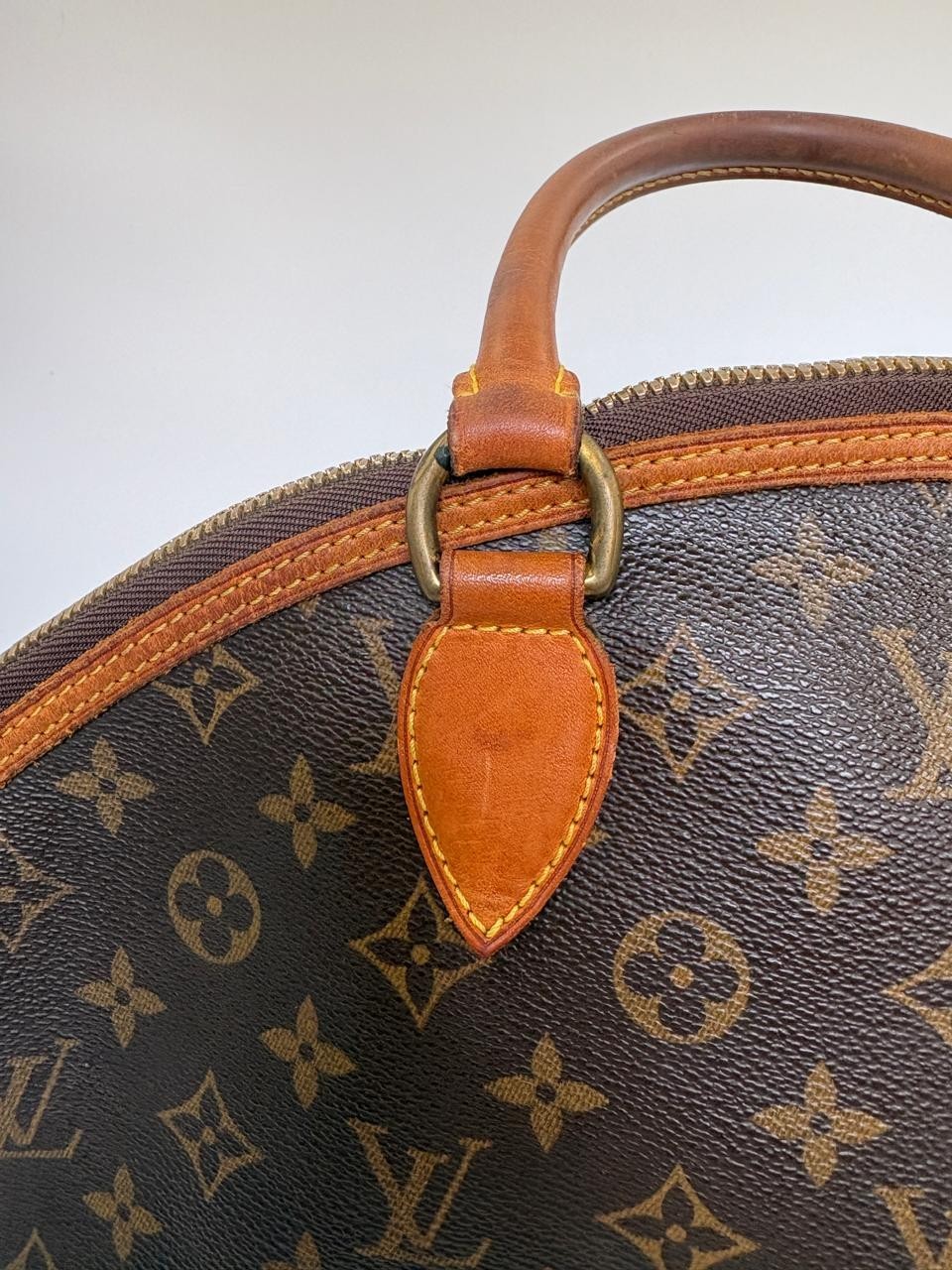 Louis Vuitton Lockit Vertical Monogram Canvas Satchel Bag FL0046 Dust Bag