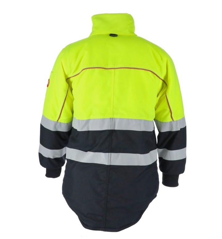 Avaska Hi-Vis Polar Ultimate Freezer Jacket Lime/black Sz Large Men’s Works