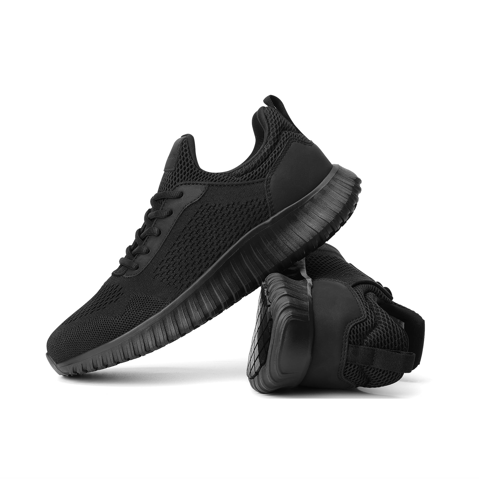 Men’s Non Slip Lightweight Work Shoes Restaurant Service Lace-Up Sneakers